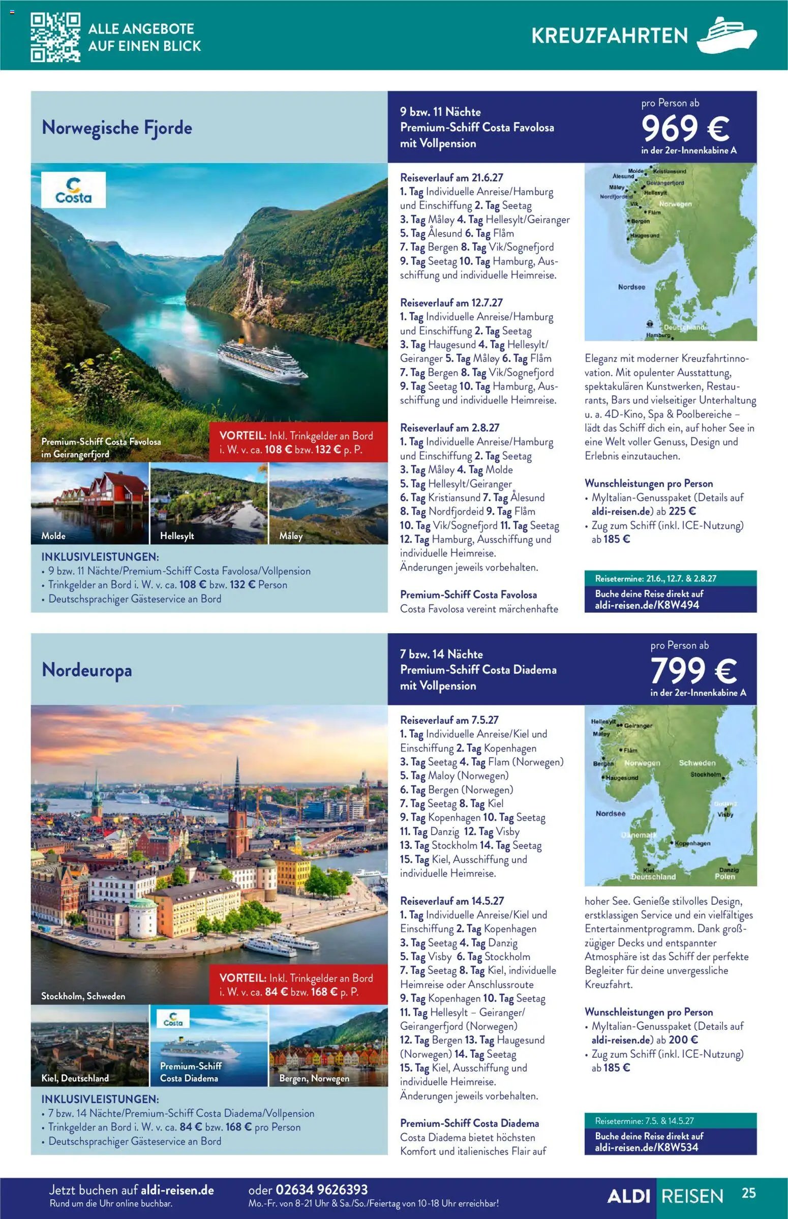 Aldi Reisen Reisemagazin