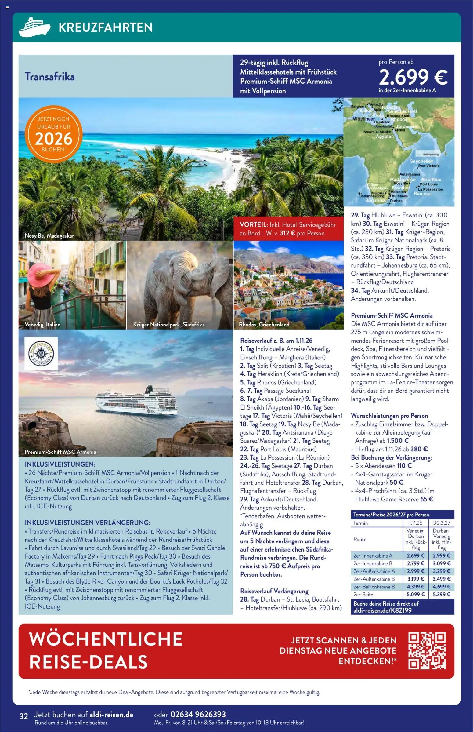 Aldi Reisen Reisemagazin