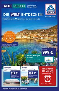 Aldi Reisen Reisemagazin