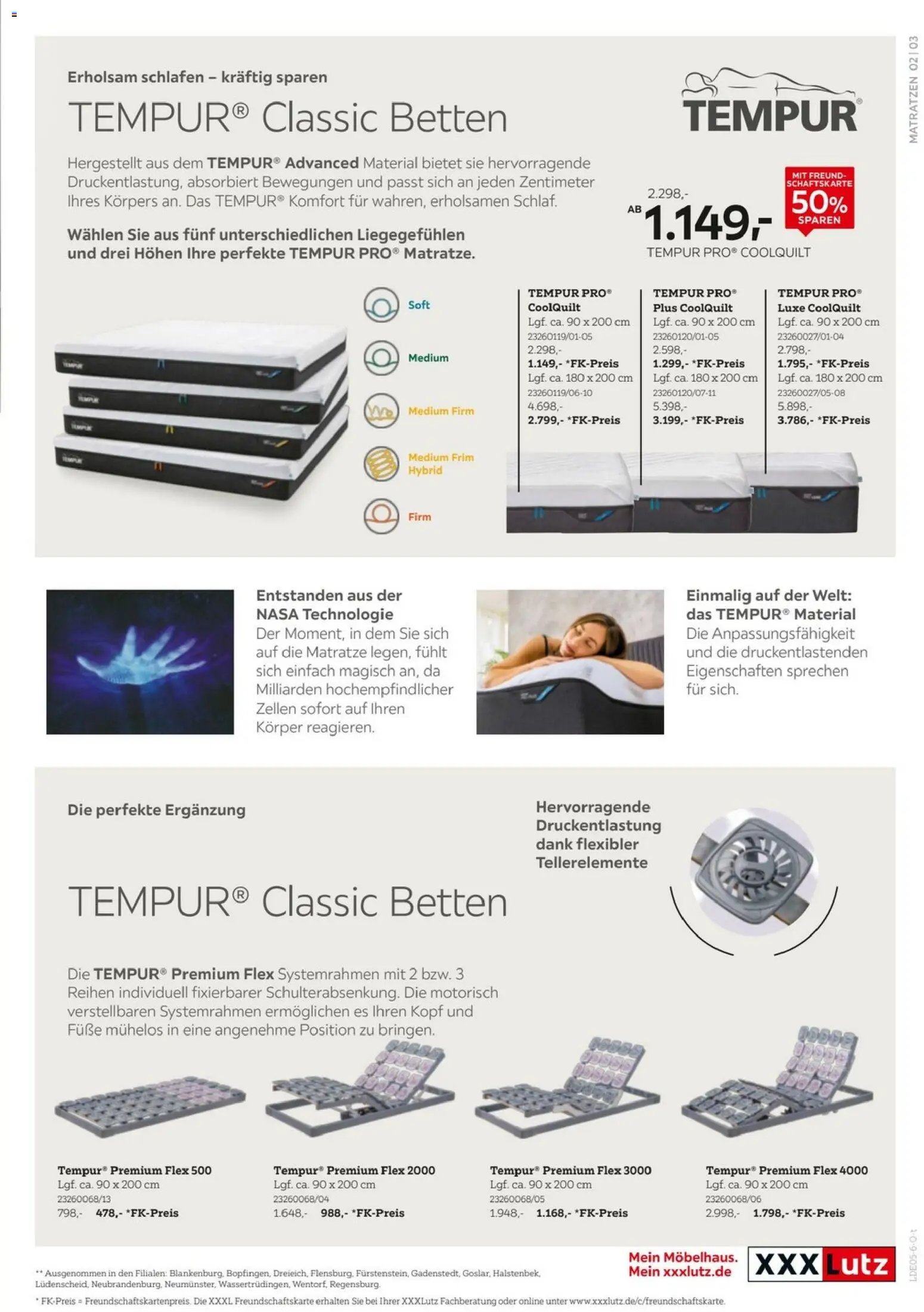 XXXLutz TEMPUR