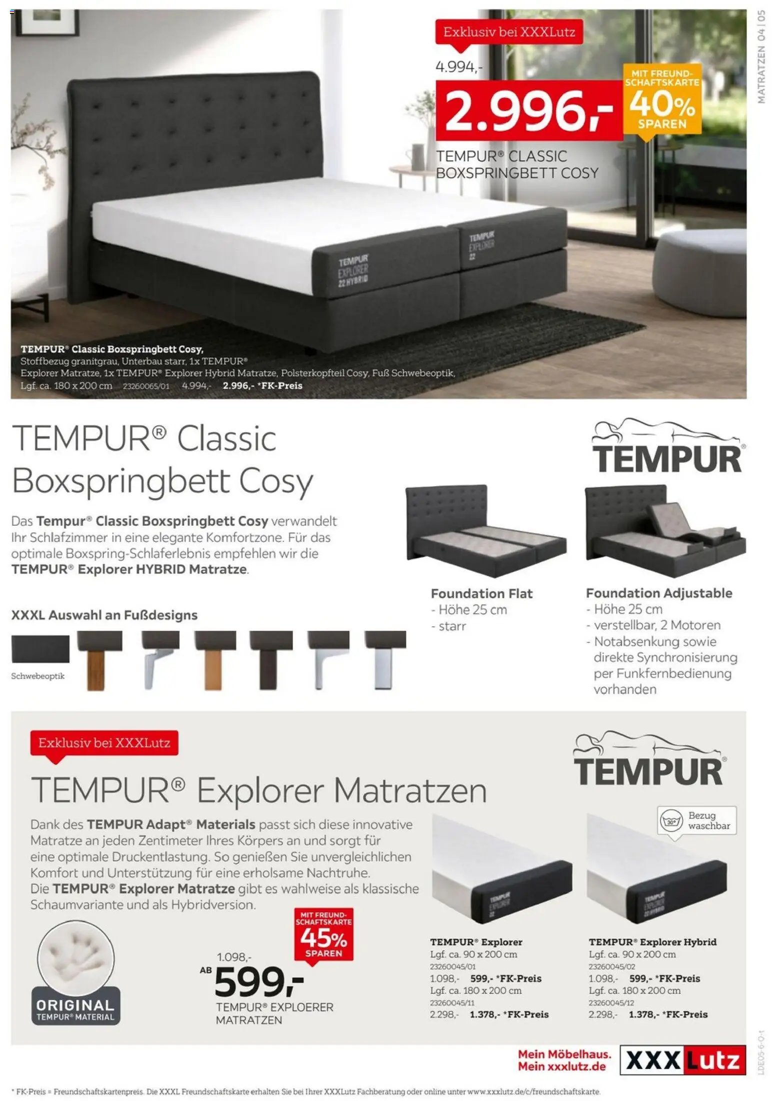 XXXLutz TEMPUR
