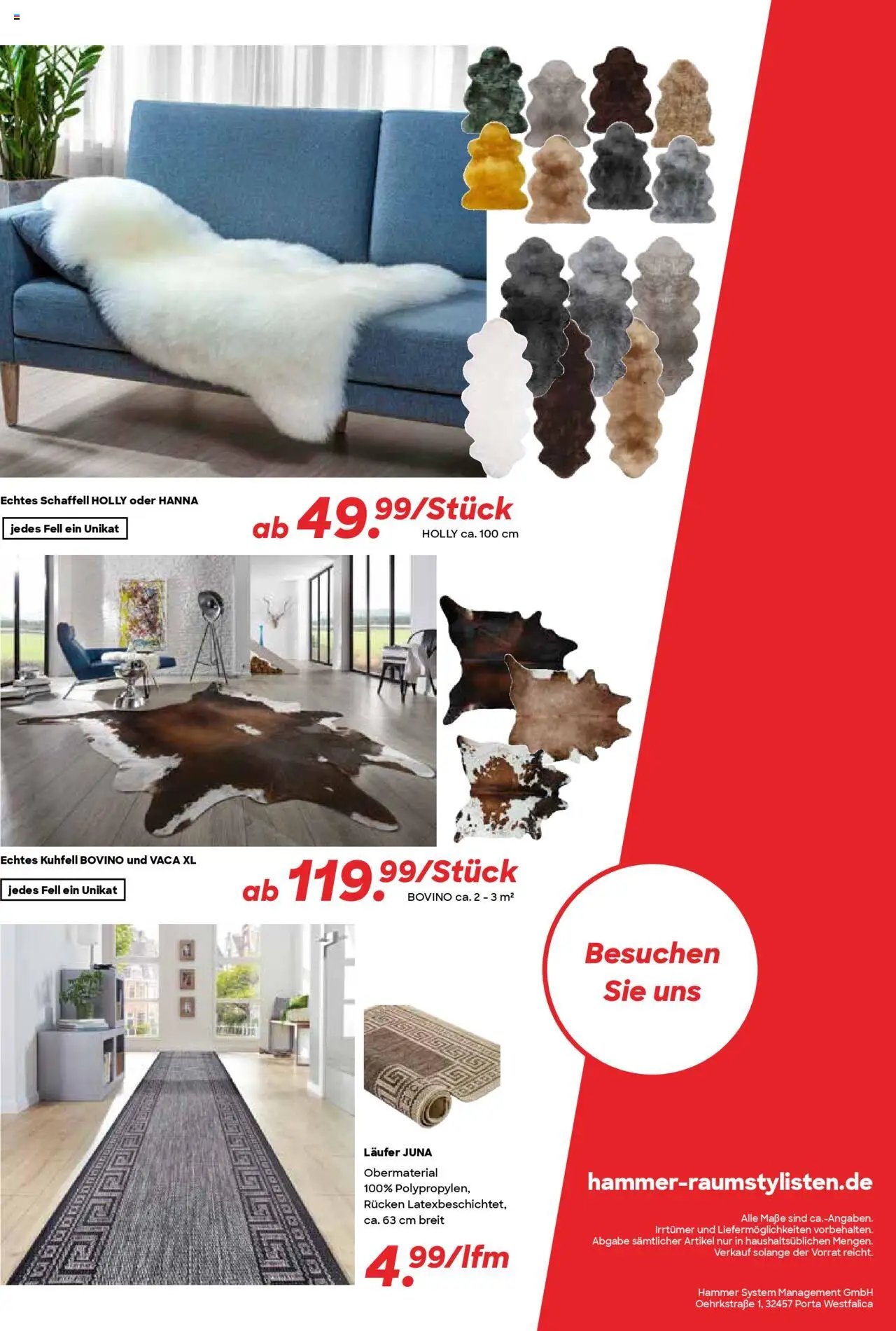 Hammer Zuhause Prospekt 	