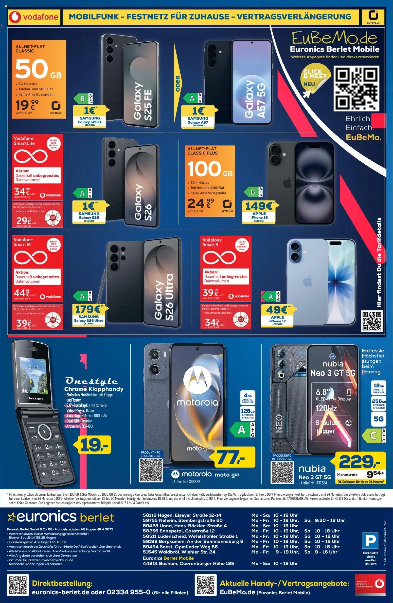 Euronics Prospekt Berlet (2026-04-16 - 2026-04-22)