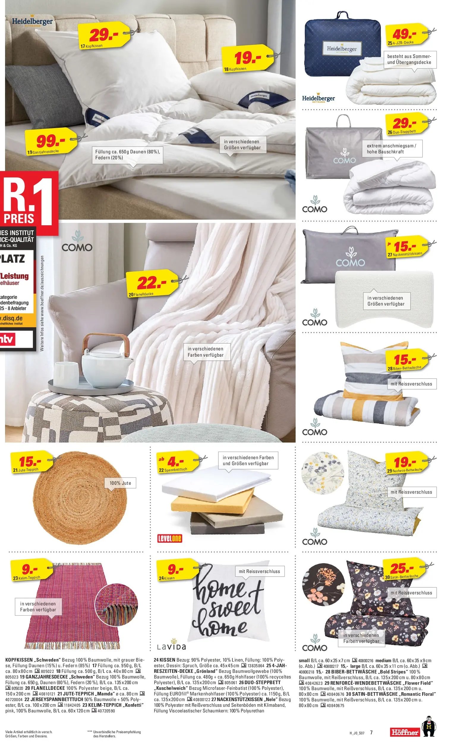 Höffner - Höffner: Möbelangebote