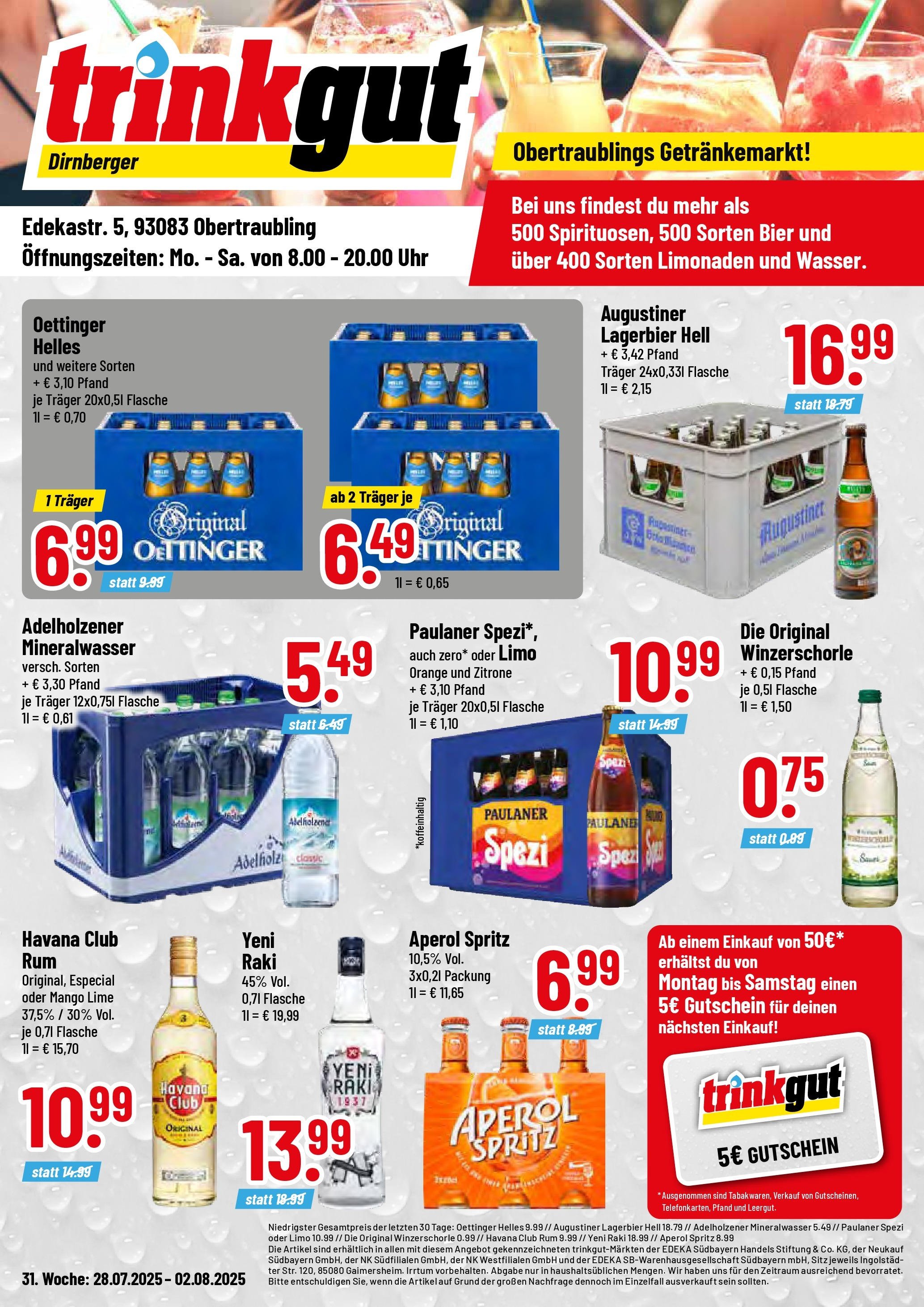 Trinkgut prospekt Obertraubling	 (2025-07-27 - 2025-08-02) | 1