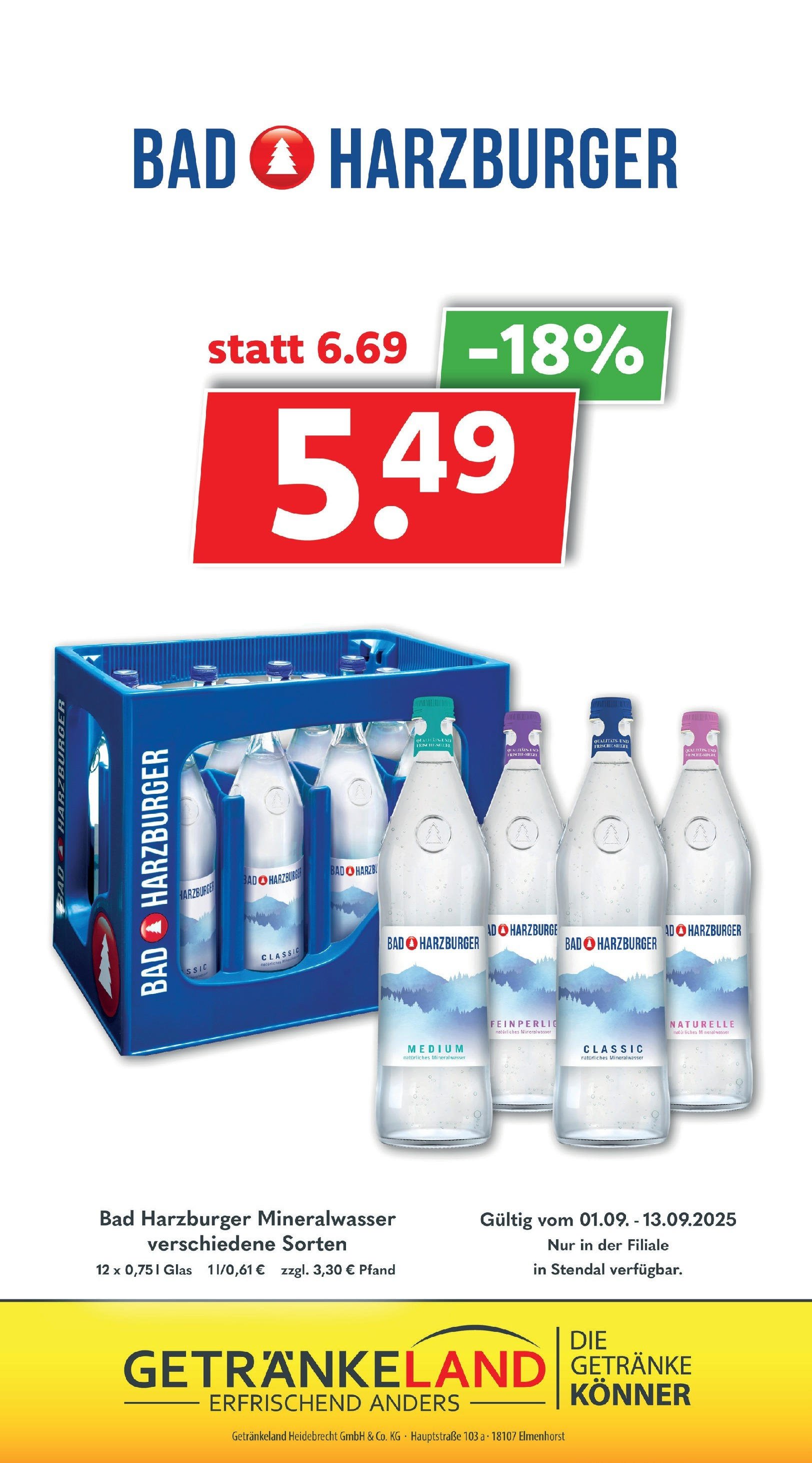 Getränkeland - Getränkeland: Getränkeangebote (2025-09-01 - 2025-09-13) | 14
