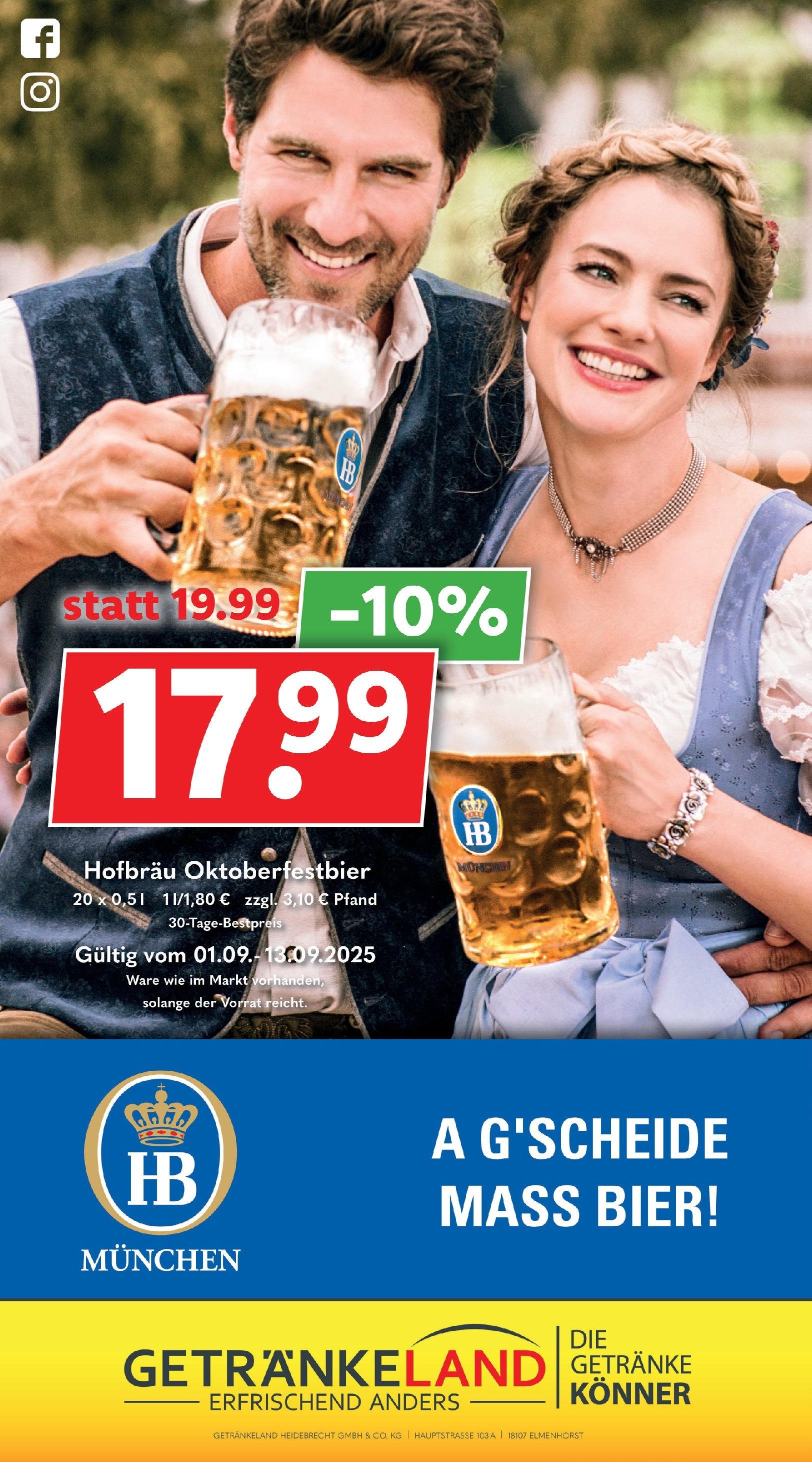 Getränkeland - Getränkeland: Getränkeangebote (2025-09-01 - 2025-09-13) | 10