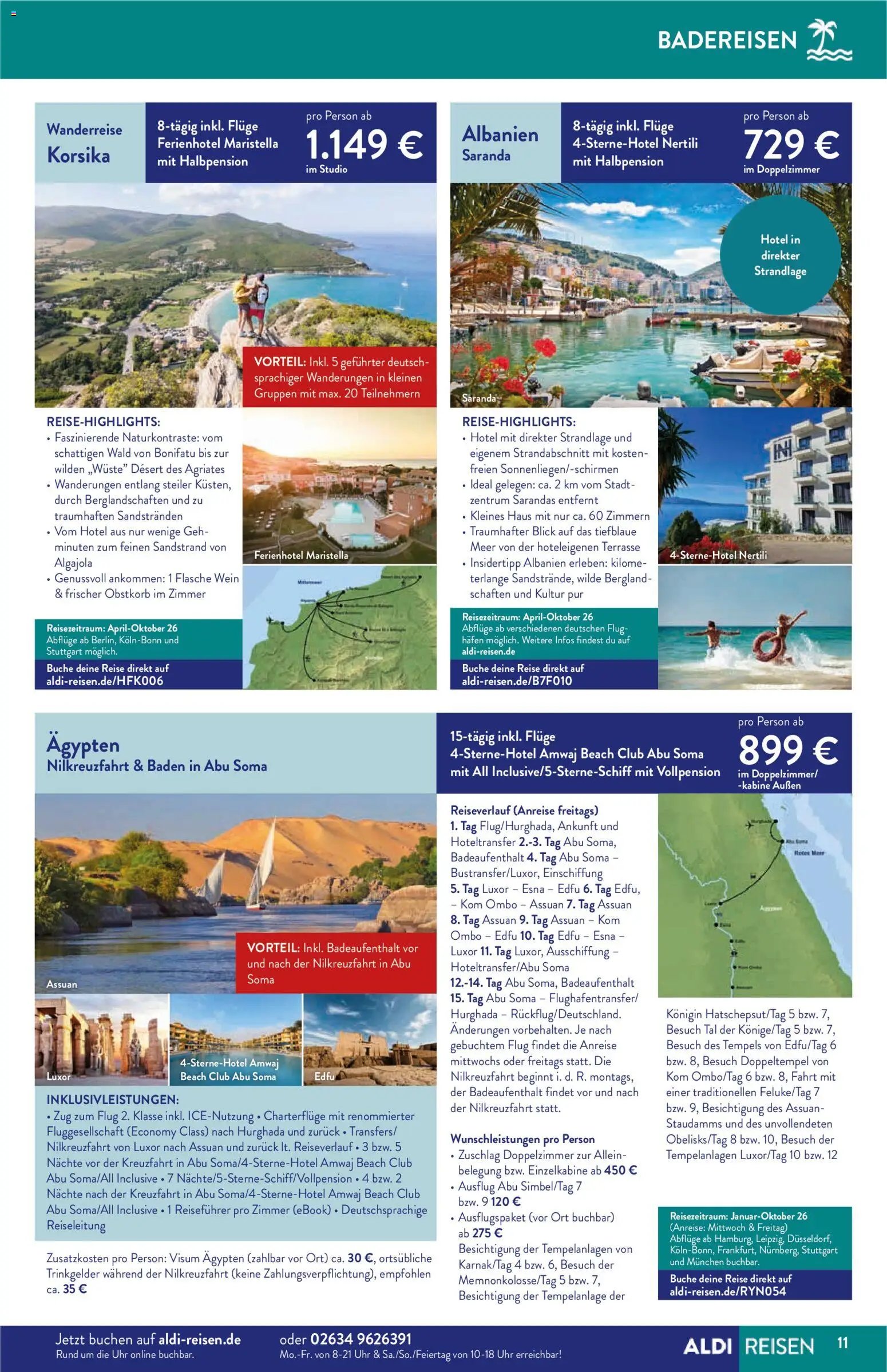 Aldi Reisen Prospekt 	 (2025-12-01 - 2025-12-31)
