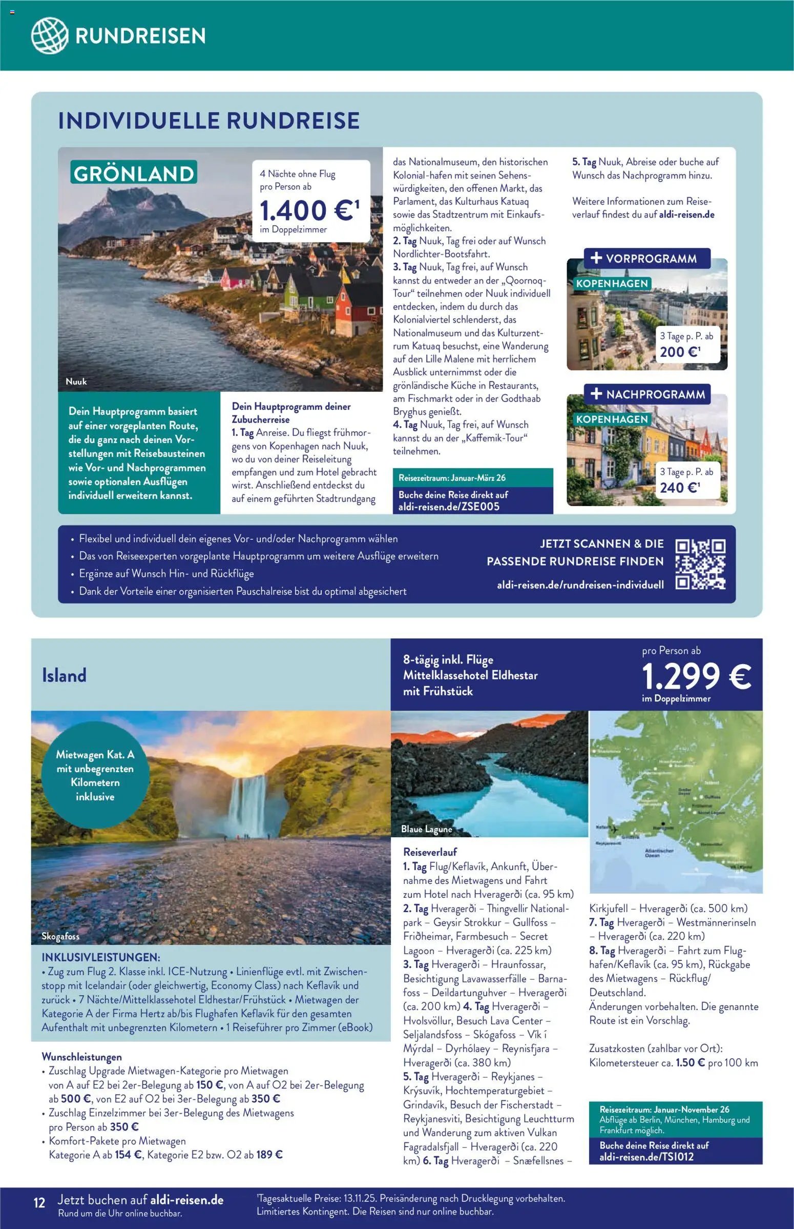 Aldi Reisen Prospekt 	 (2025-12-01 - 2025-12-31)