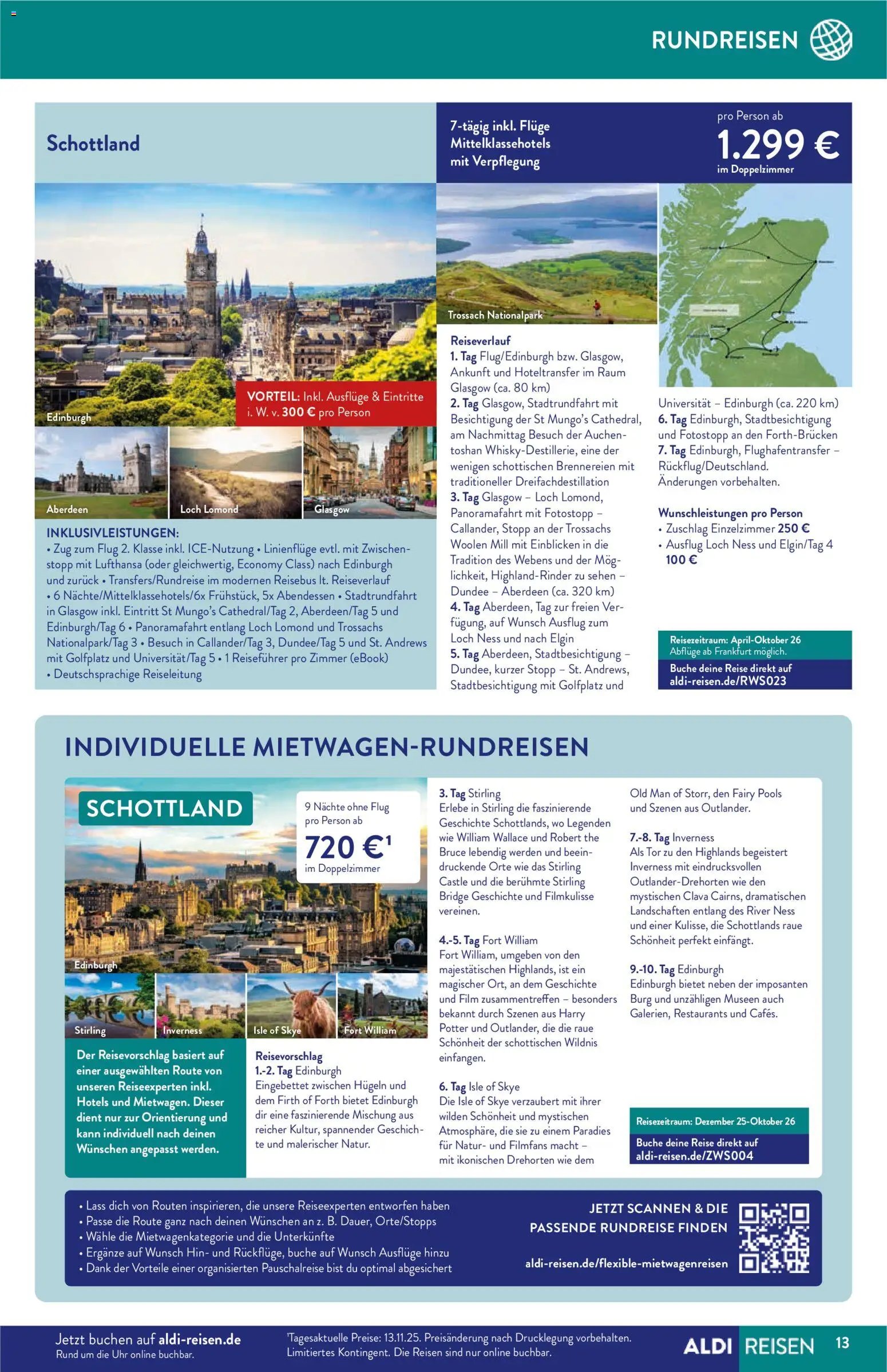 Aldi Reisen Prospekt 	 (2025-12-01 - 2025-12-31)