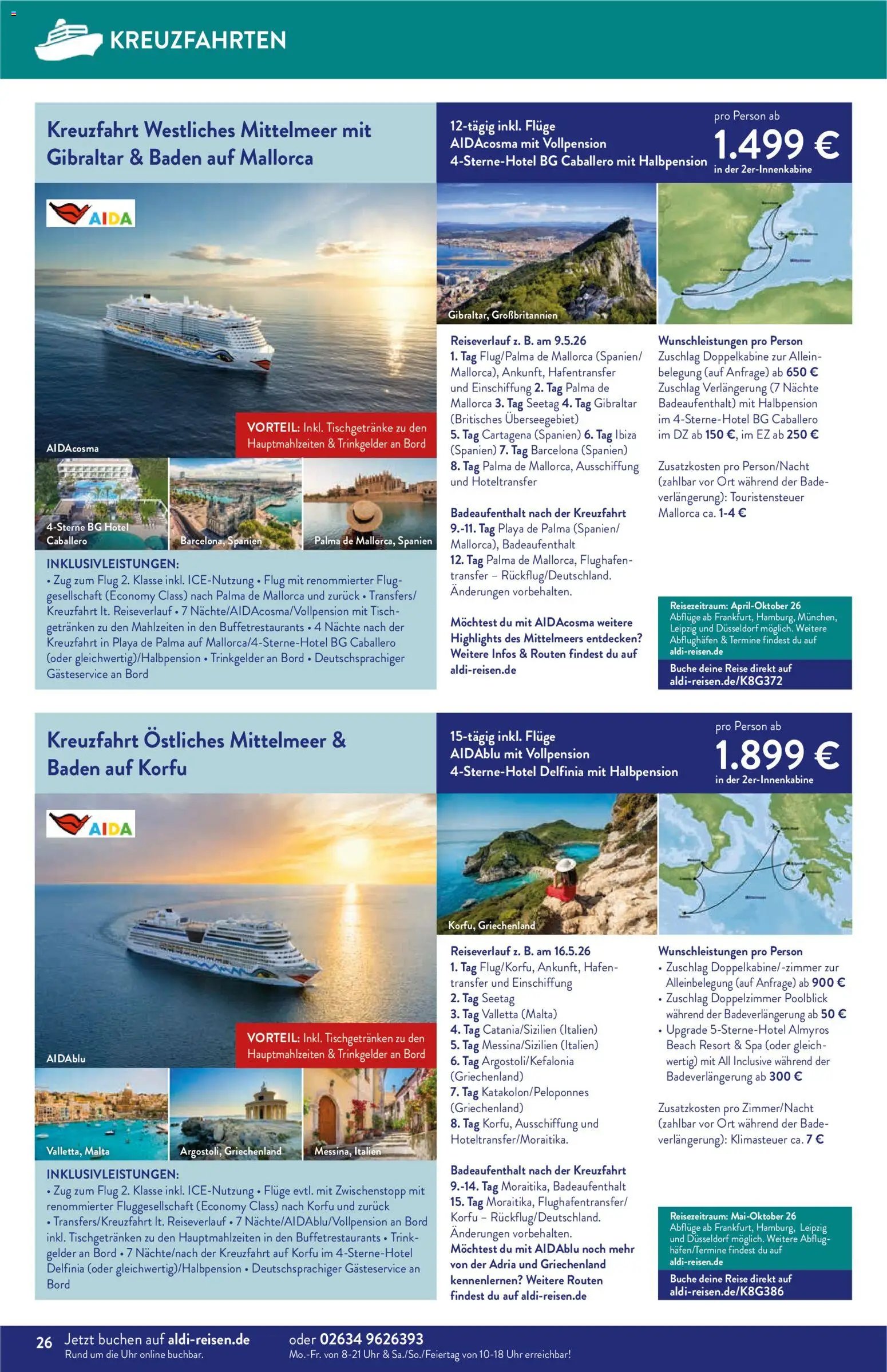 Aldi Reisen Prospekt 	 (2025-12-01 - 2025-12-31)