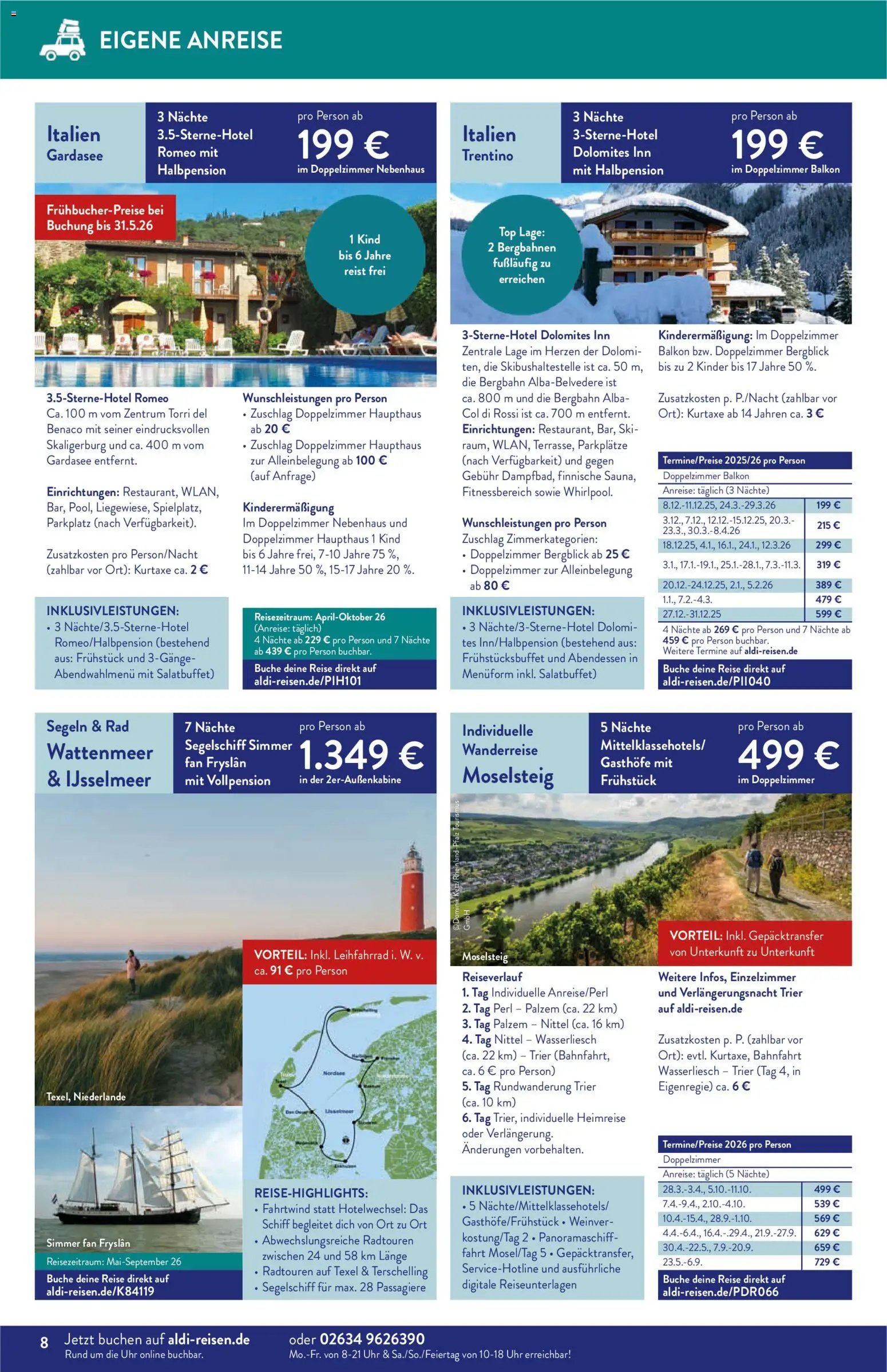Aldi Reisen Prospekt 	 (2025-12-01 - 2025-12-31)