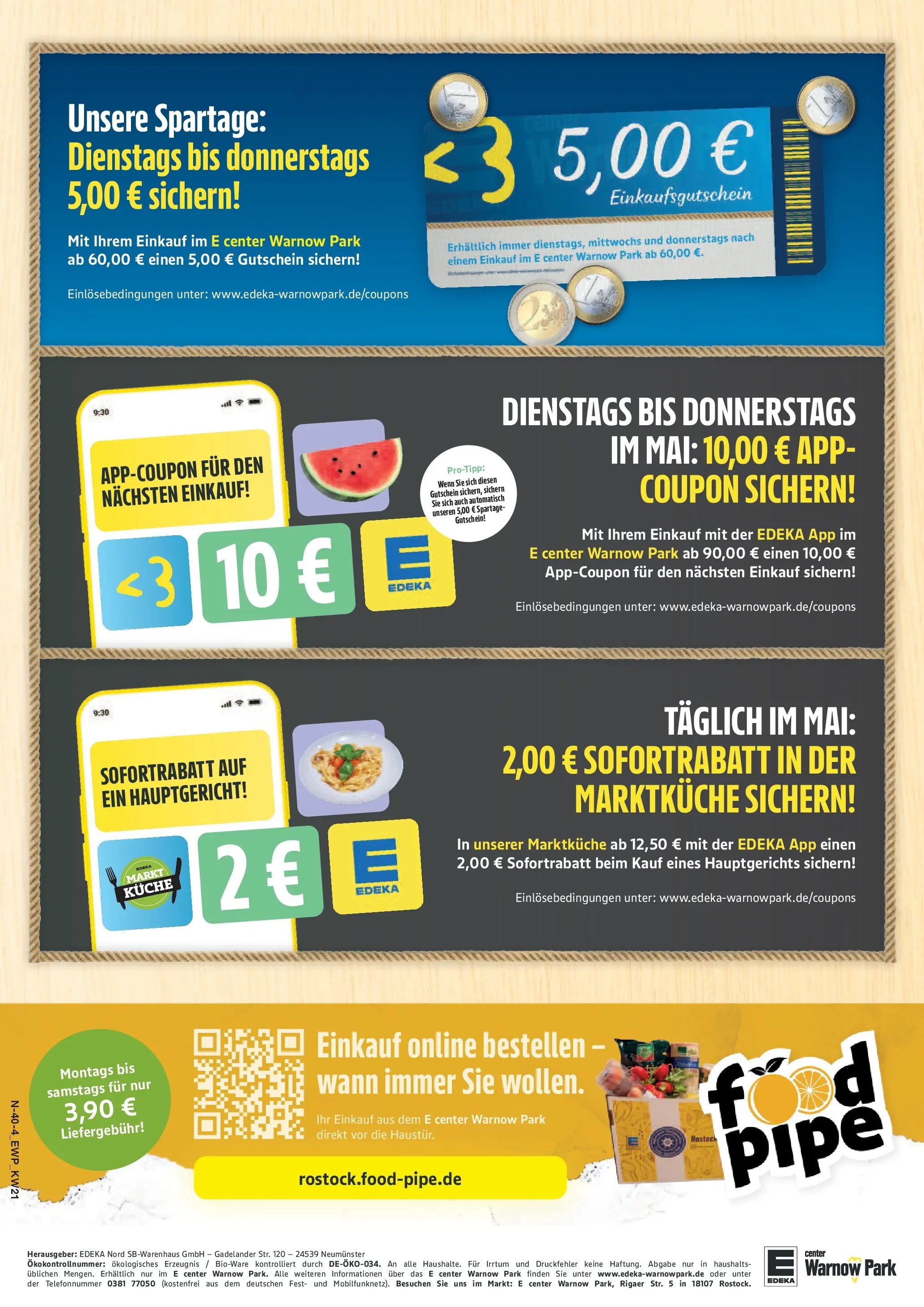 Edeka prospekt Rostock	