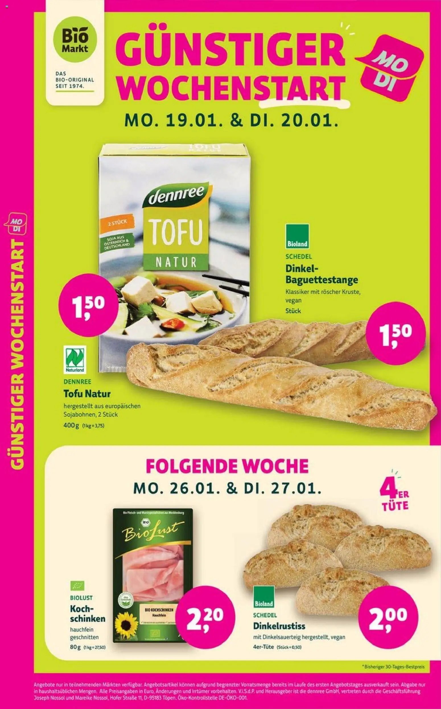 Denns BioMarkt Angebote (2026-01-14 - 2026-01-27)