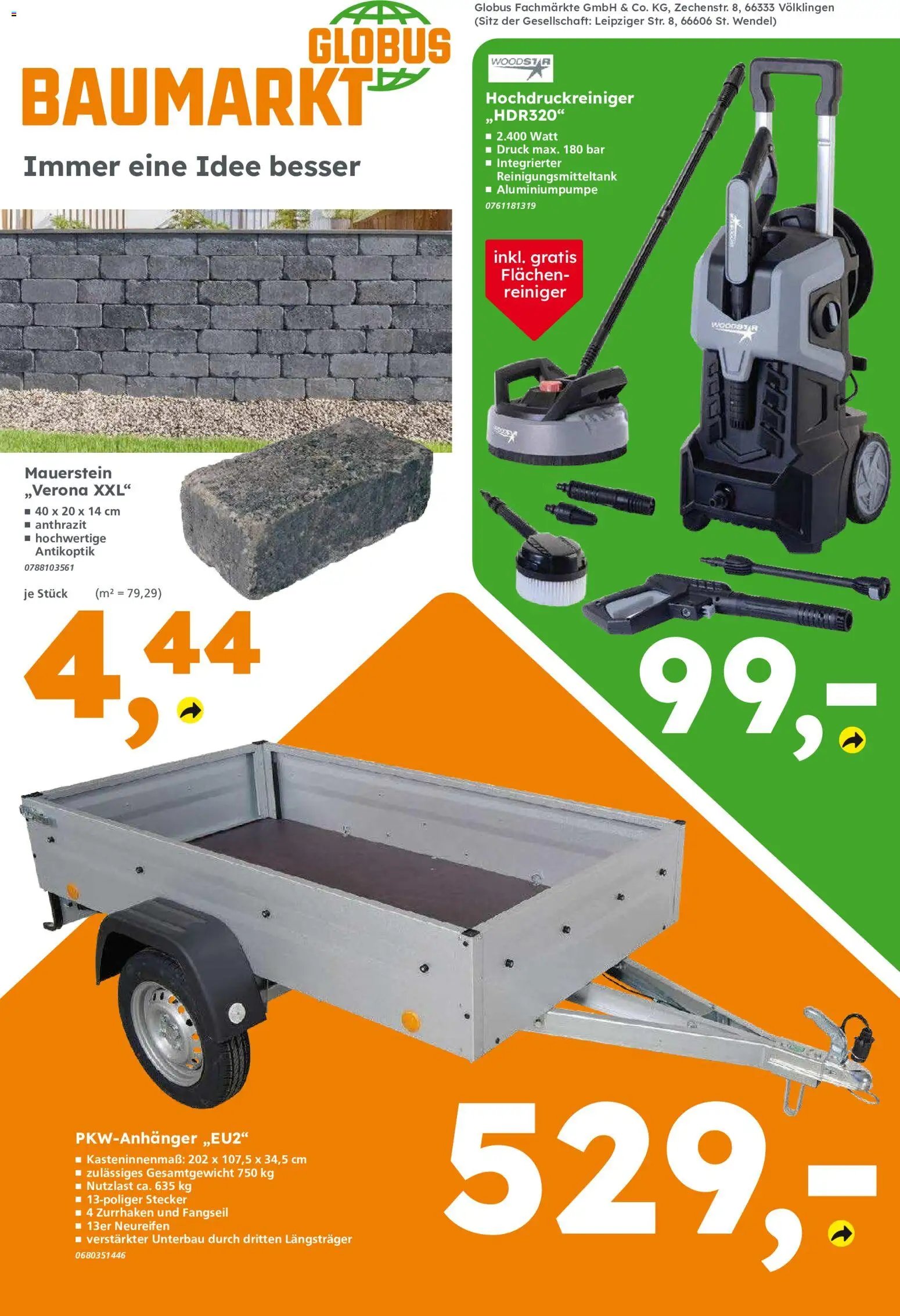 Globus Baumarkt Prospekt Berlin-Treptow