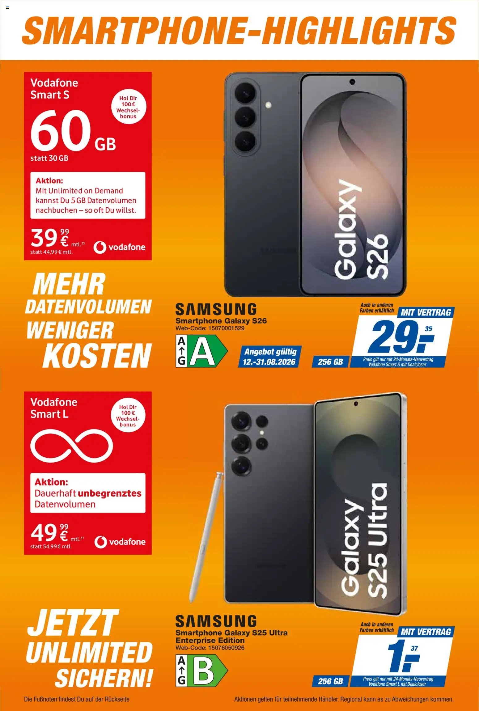 Expert Smarthphone Highlights im August