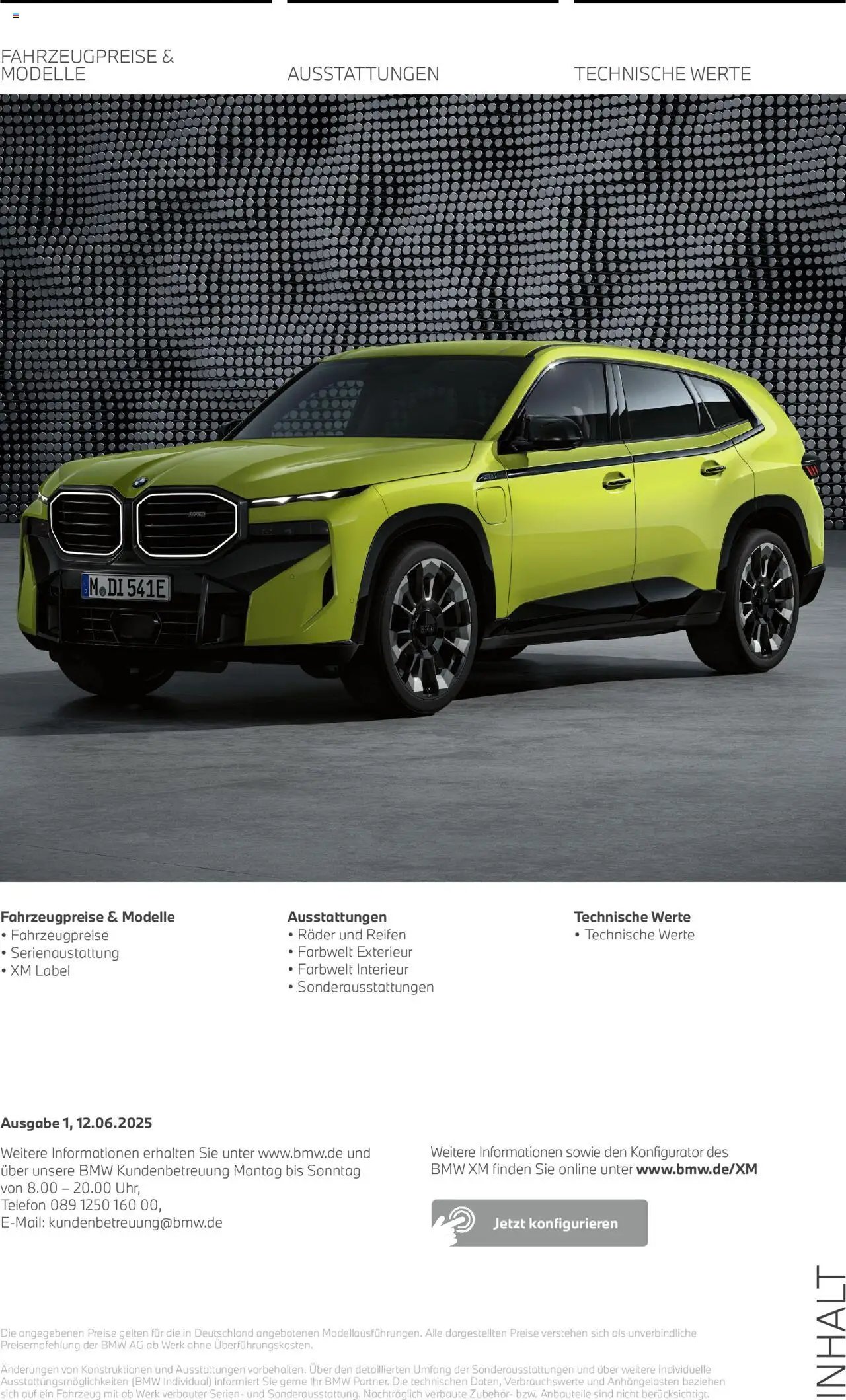 BMW XM (2025-08-01 - 2026-07-31) | 2