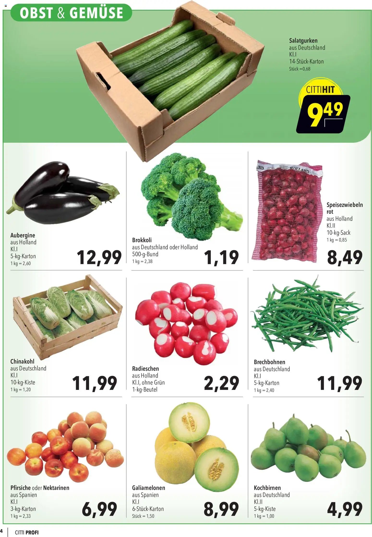 CITTI Markt Aktuelle Angebote für Profis
