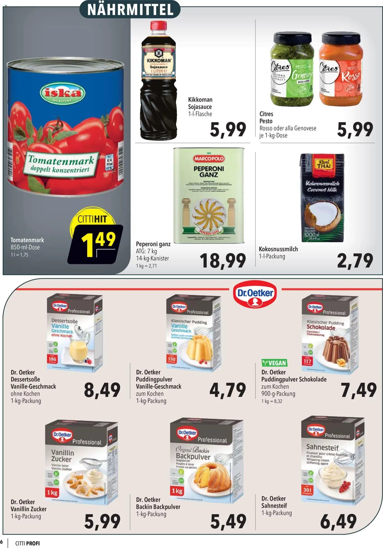 CITTI Markt Aktuelle Angebote für Profis