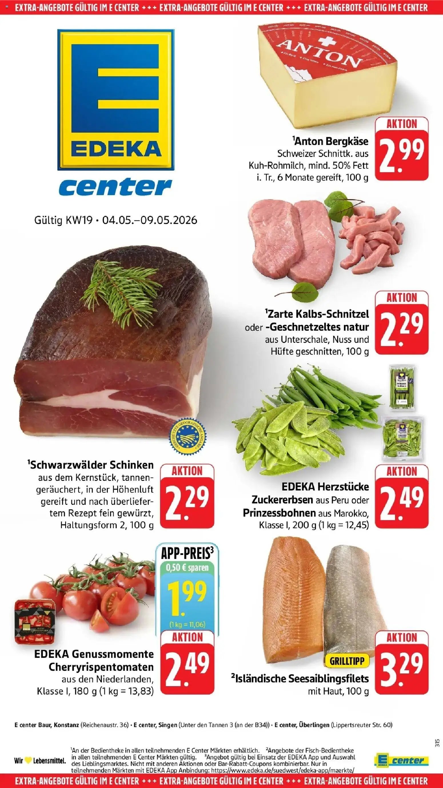 E center Prospekt Überlingen	 (2026-05-04 - 2026-05-09)