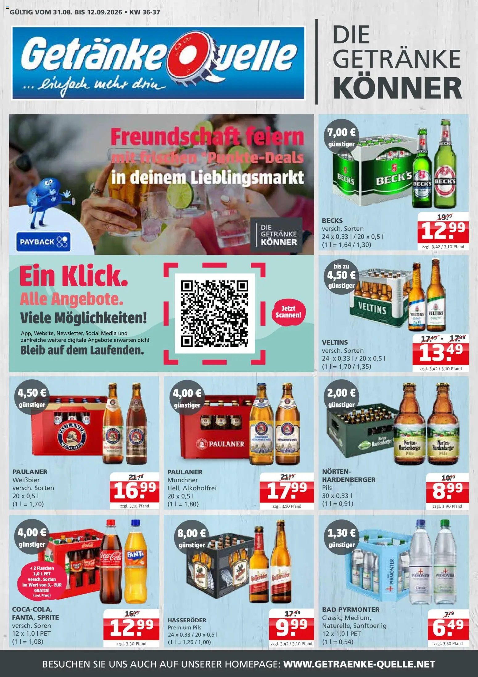 Getränke Quelle - Aktueller Prospekt