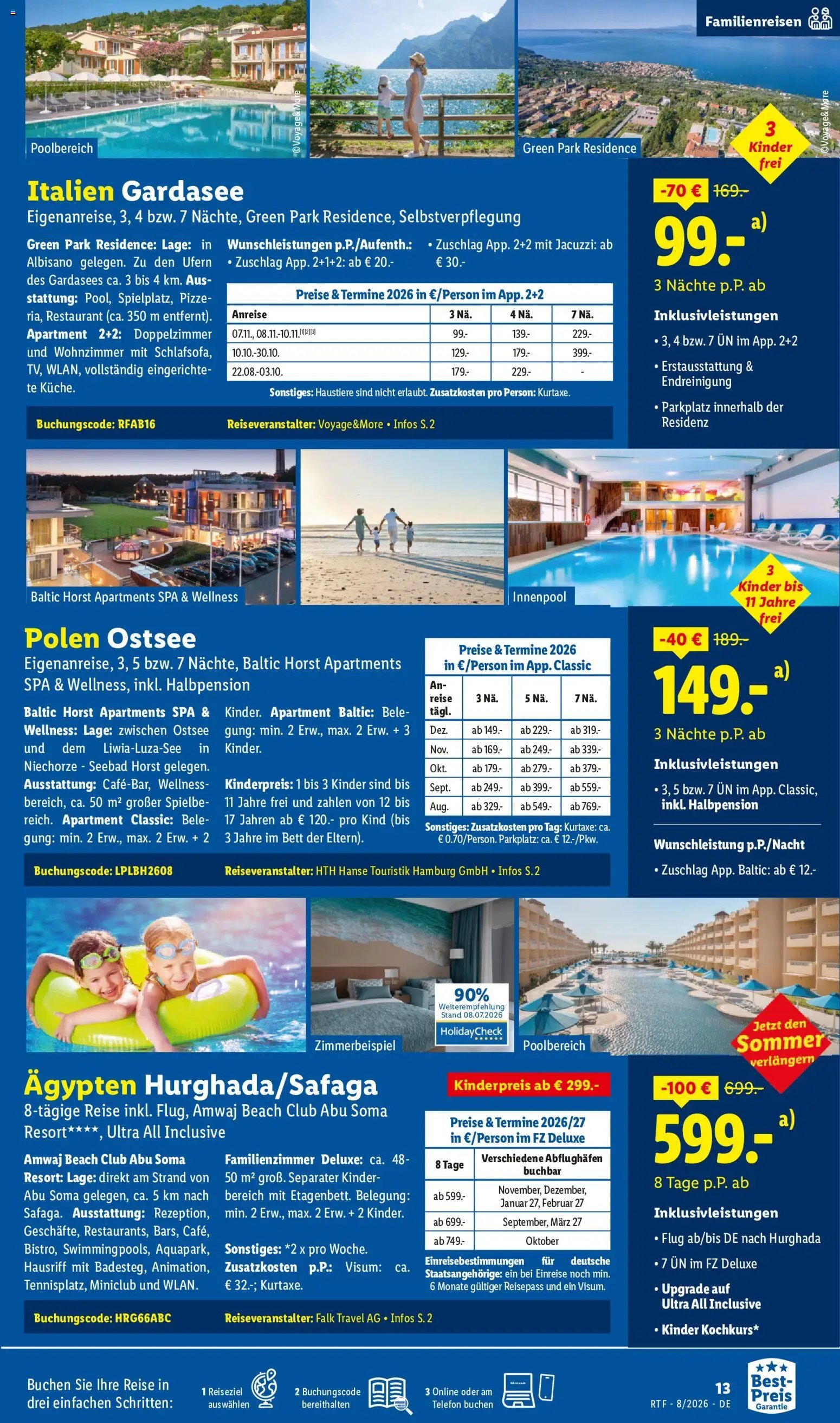 Lidl Reisen Prospekt