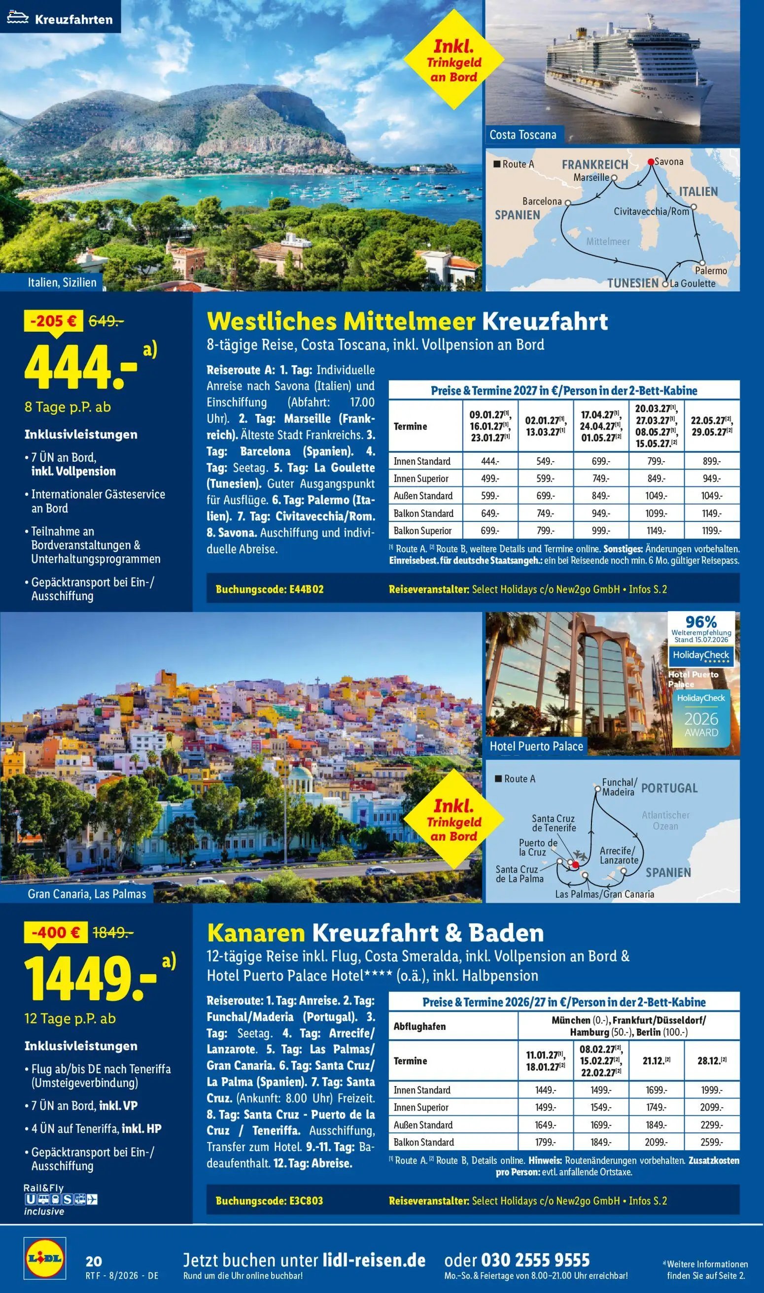 Lidl Reisen Prospekt