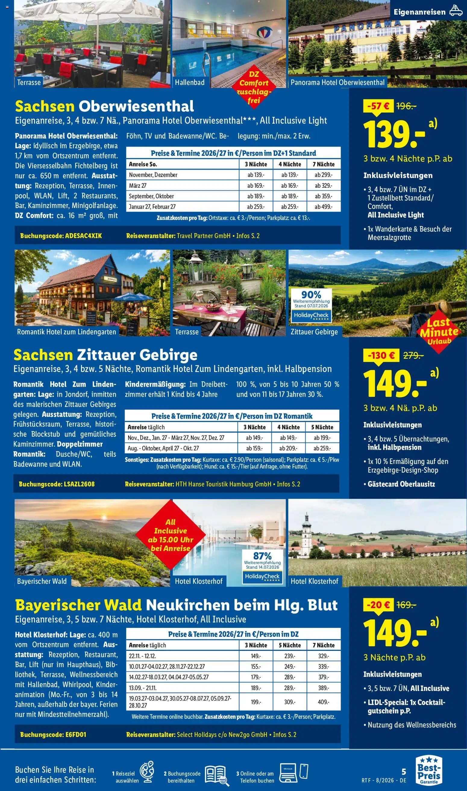 Lidl Reisen Prospekt