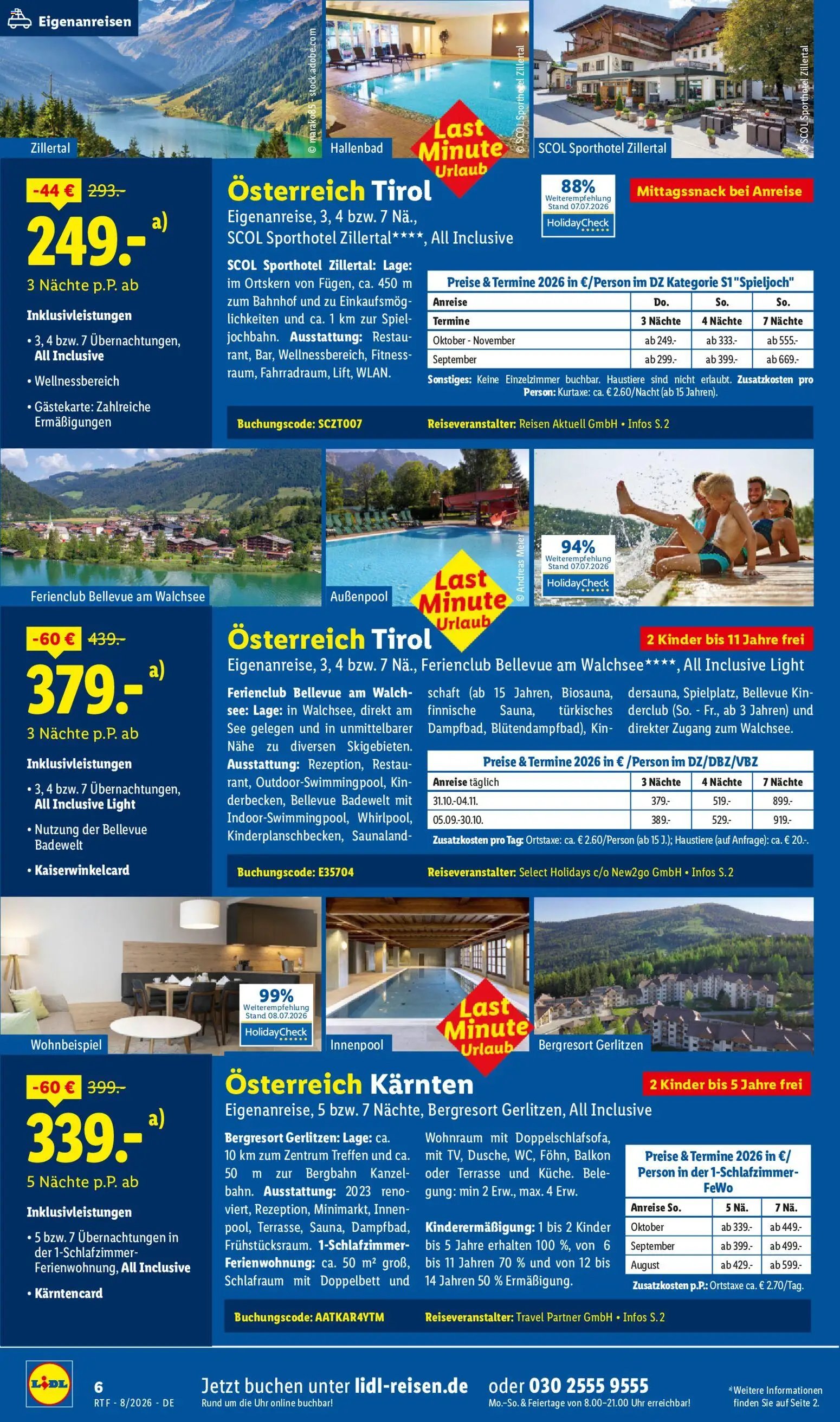 Lidl Reisen Prospekt