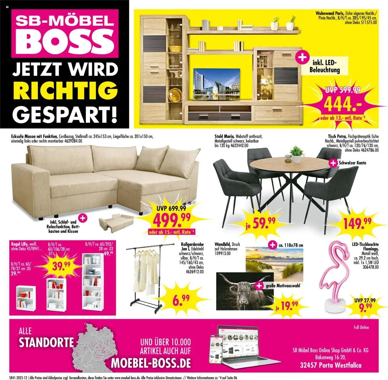 SB Möbel Boss Prospekt Neubrandenburg (2025-10-04 - 2025-10-10) | 12