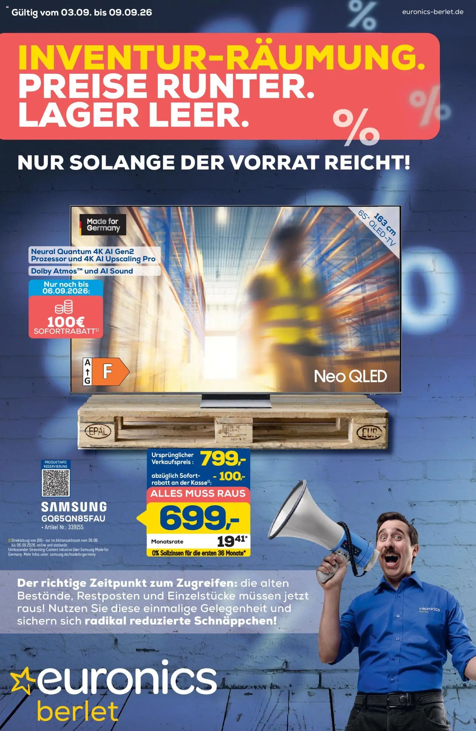 Euronics Prospekt Berlet