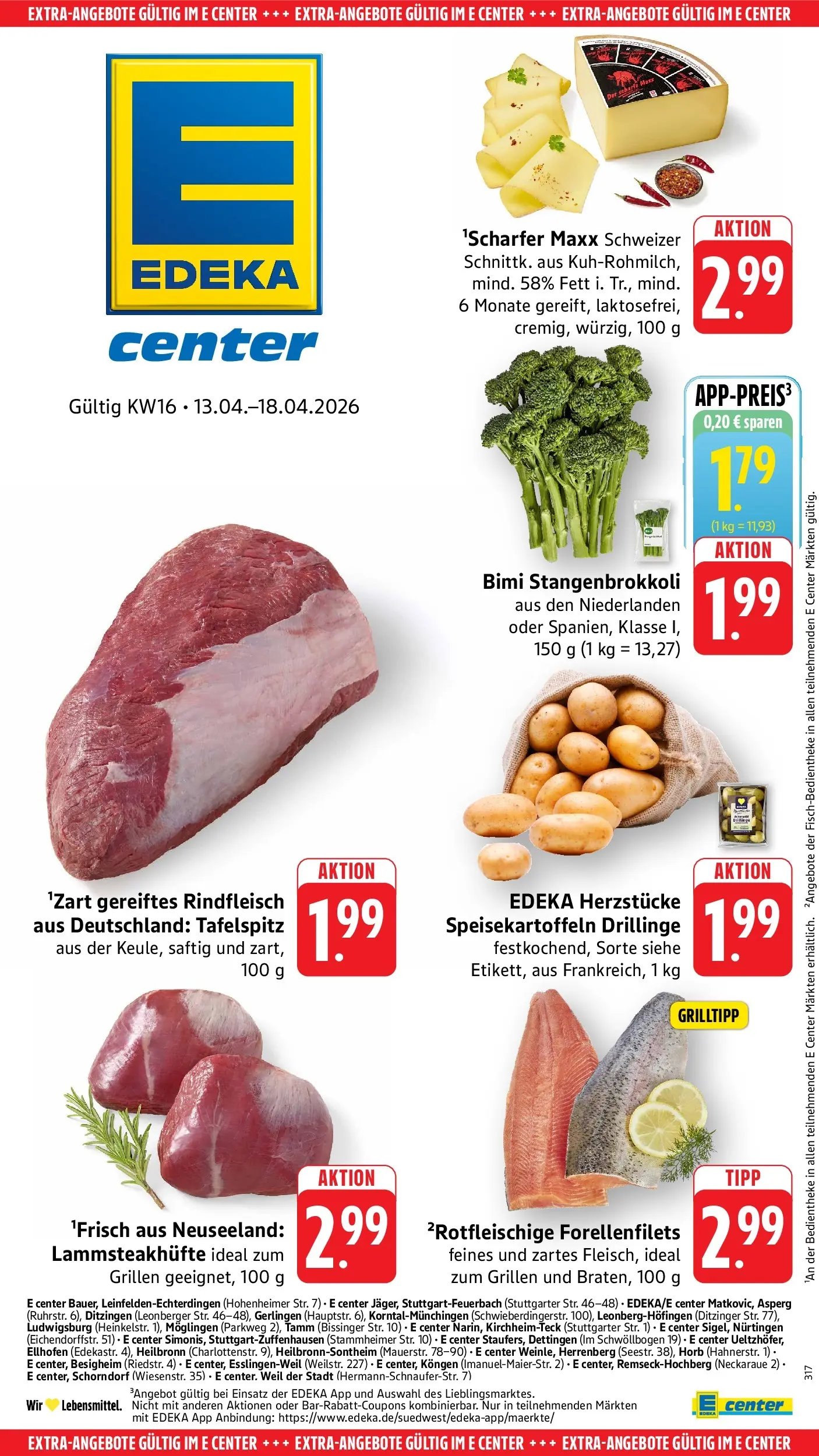 E center Prospekt Köngen	 (2026-04-12 - 2026-04-18)