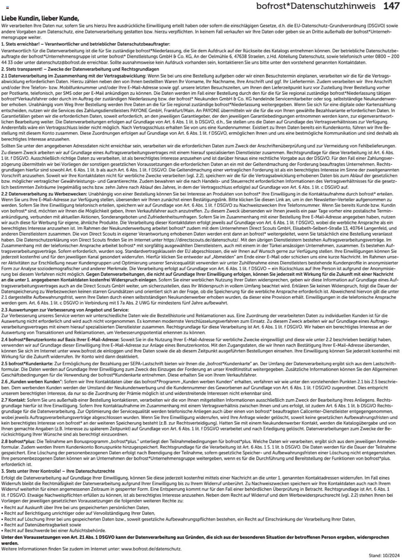 Bofrost Katalog (2025-03-02 - 2025-09-06) | 147