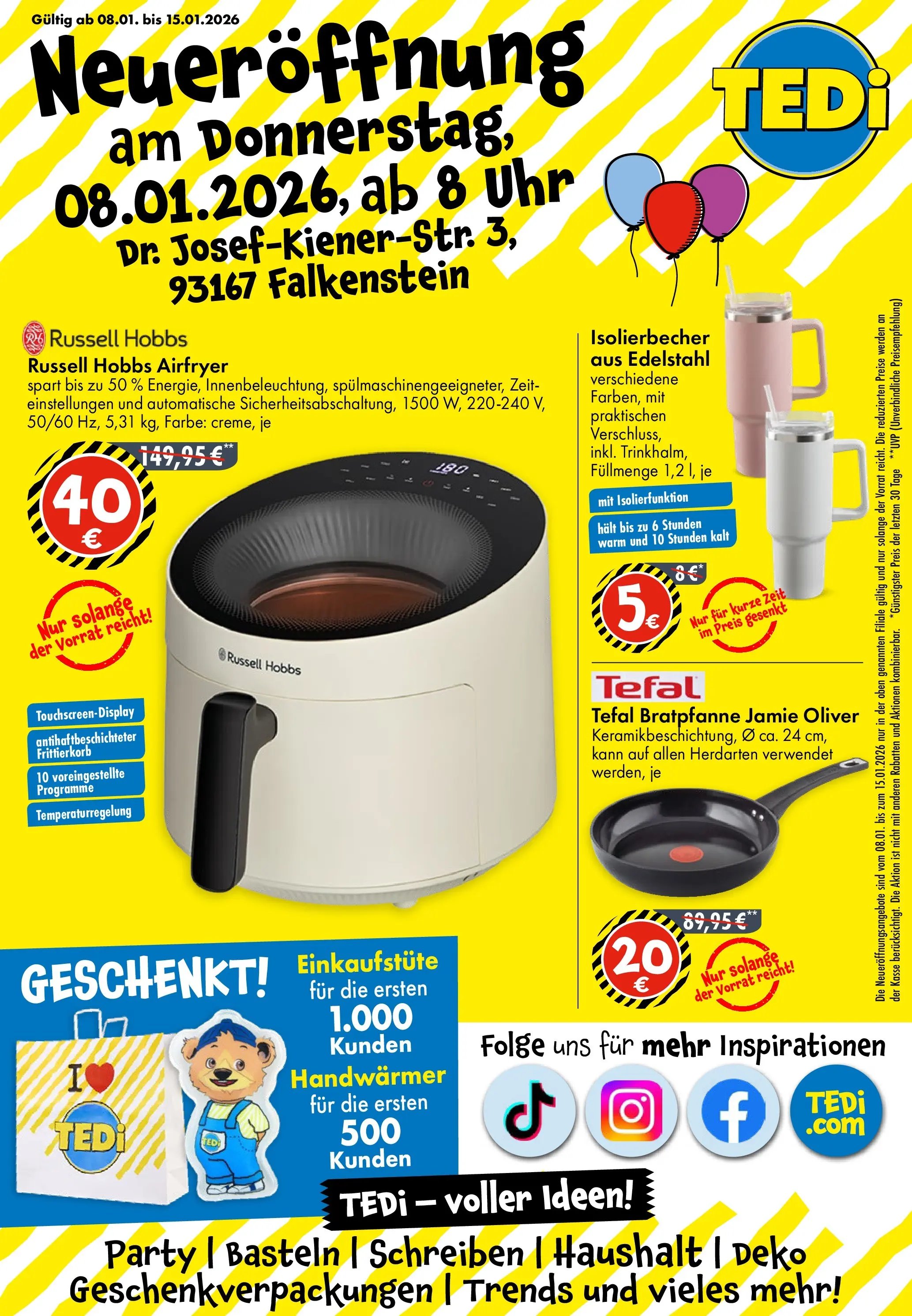 TEDi - TEDi Neueröffnung Falkenstein