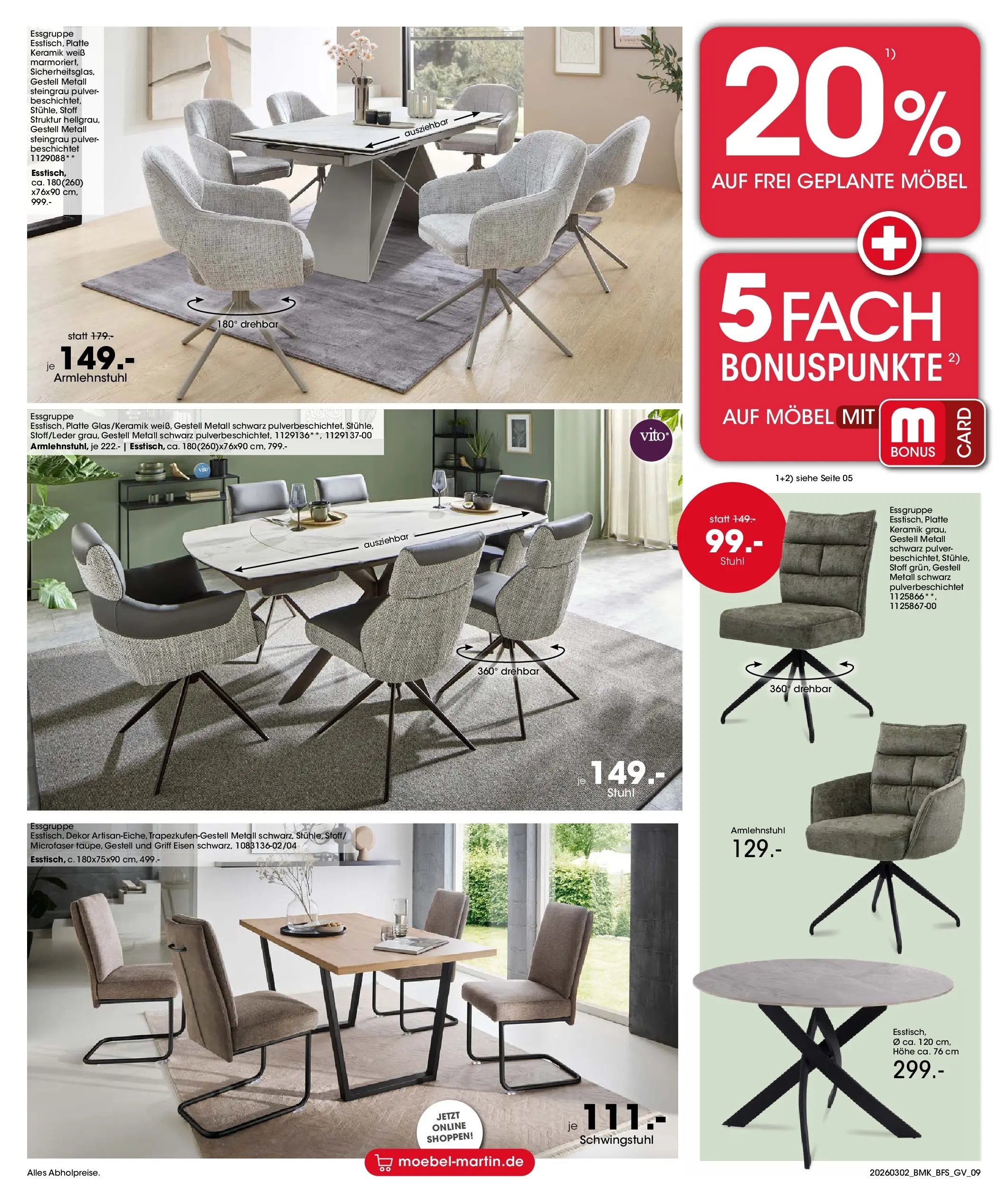 Möbel Martin Wochenangebote (2026-03-02 - 2026-03-31)