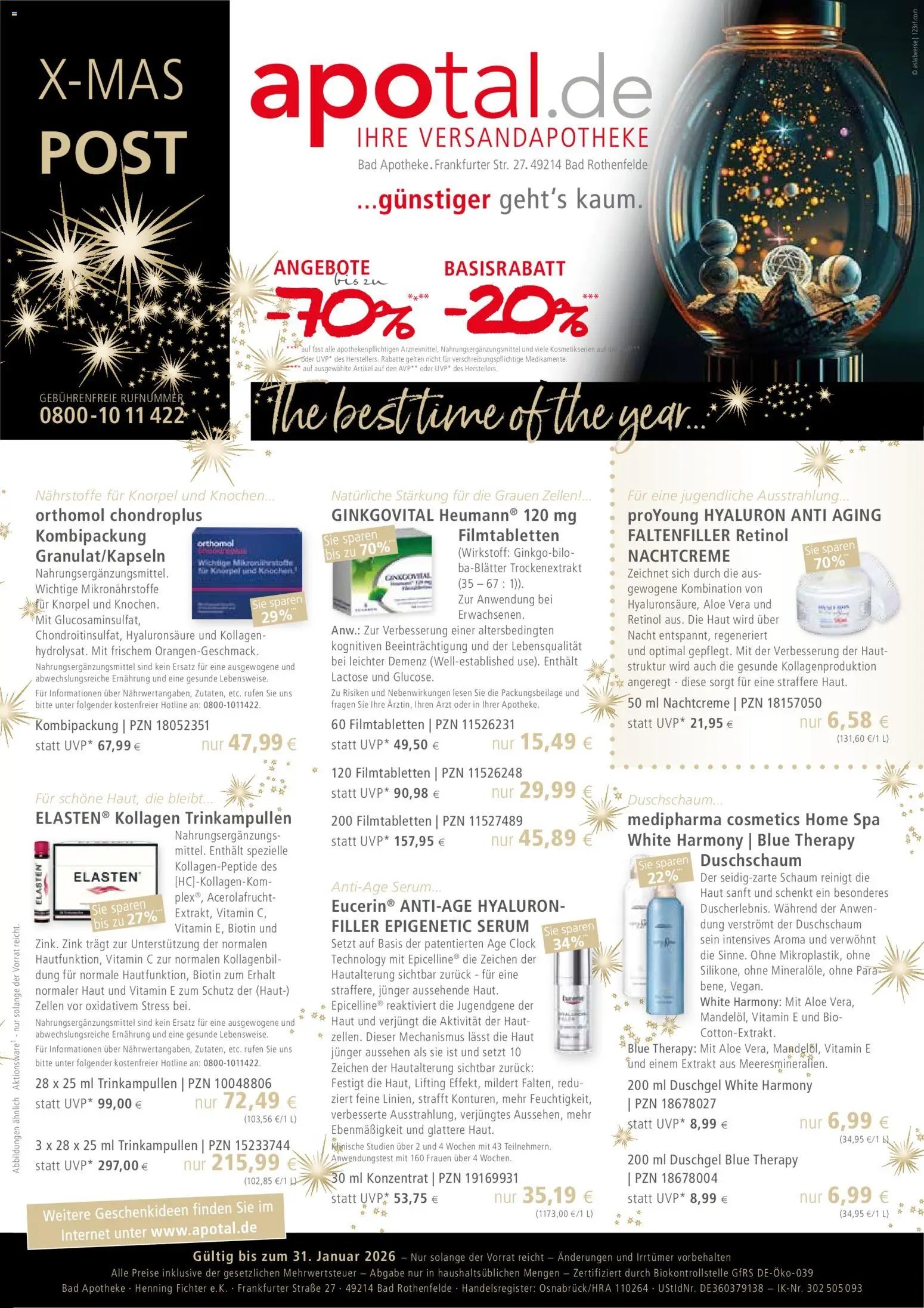 Apotal X-mas Post (2025-12-10 - 2026-01-31)