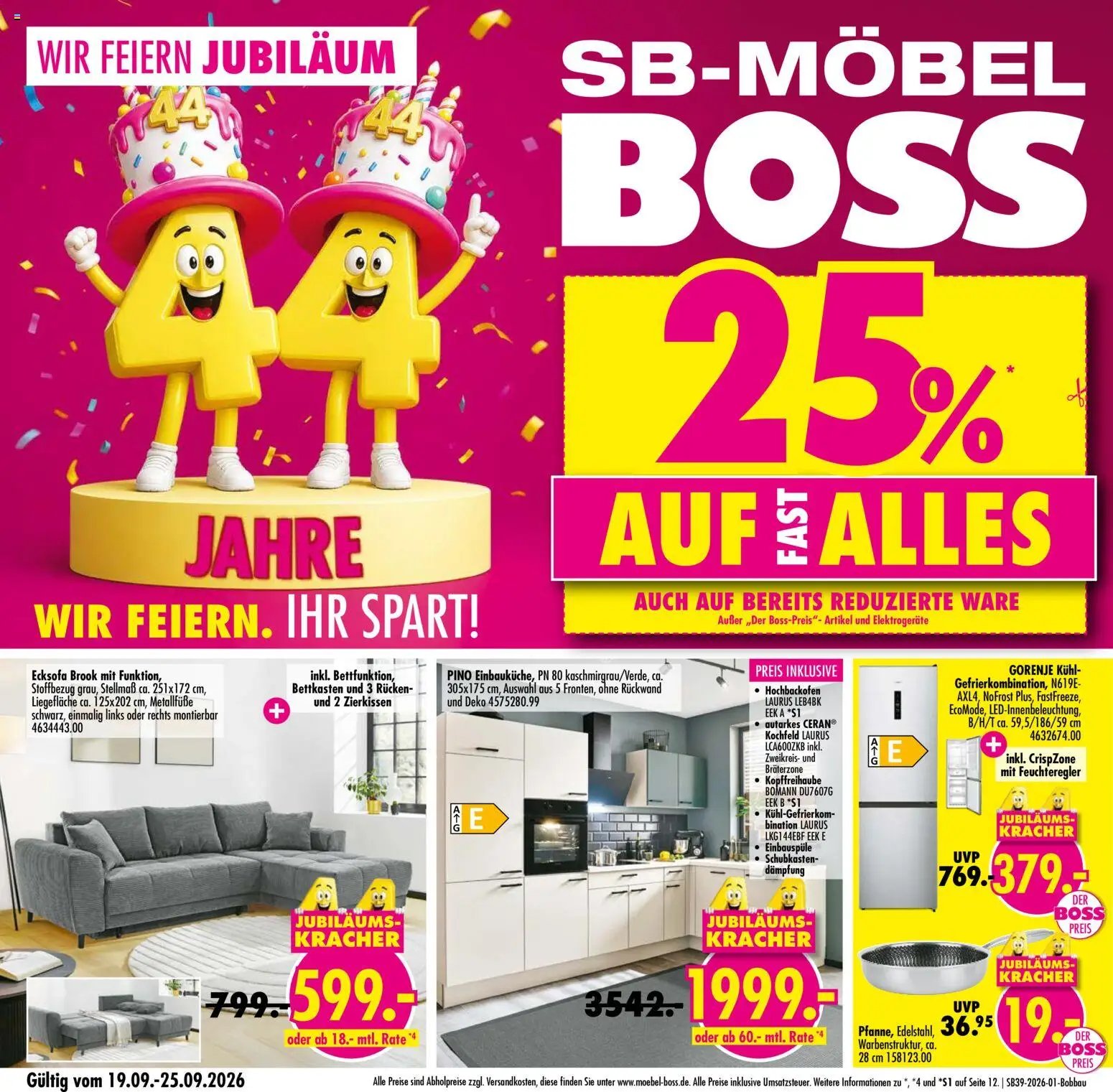 SB Möbel Boss Prospekt Bobbau