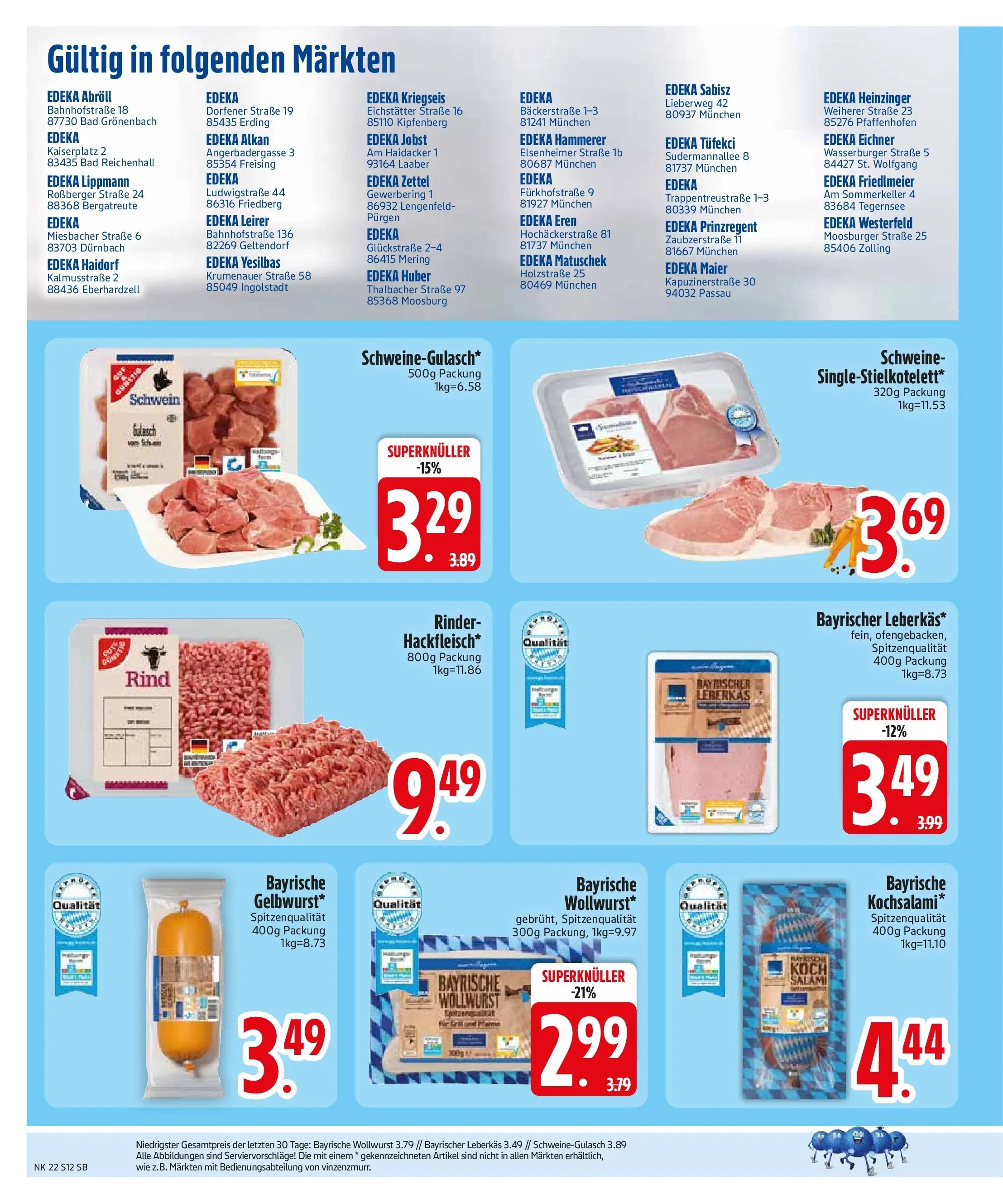 Edeka prospekt Bodenkirchen