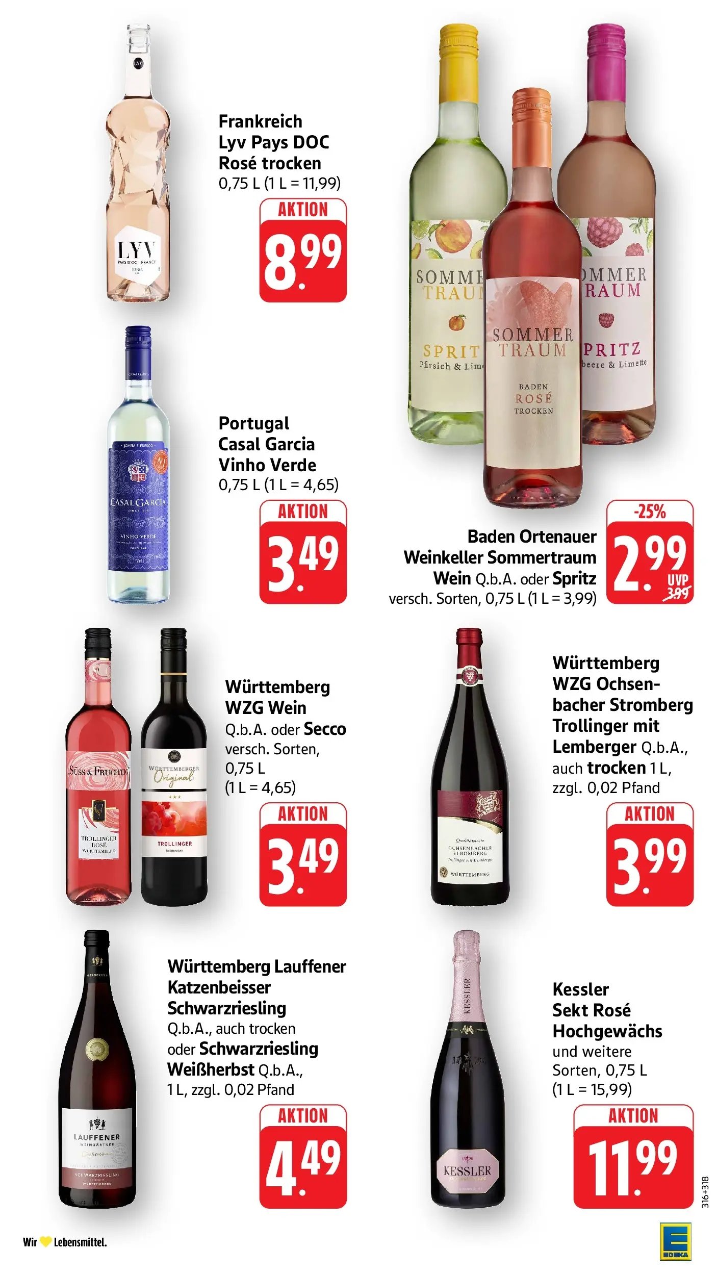 Edeka prospekt Nonnenhorn / Bodensee	