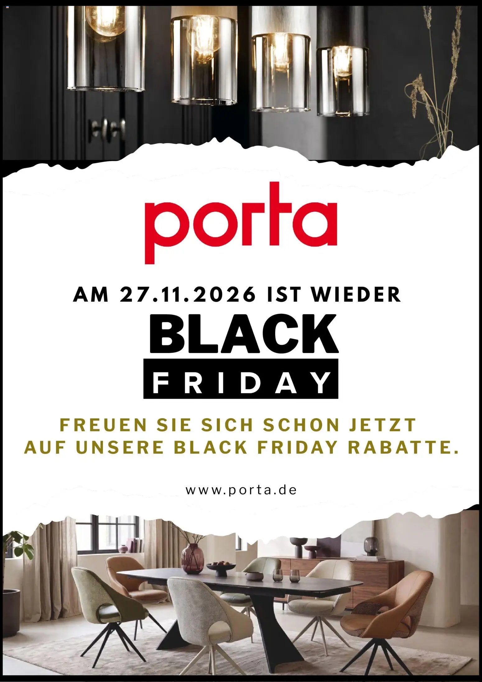 Porta! Black Friday Ankündigung