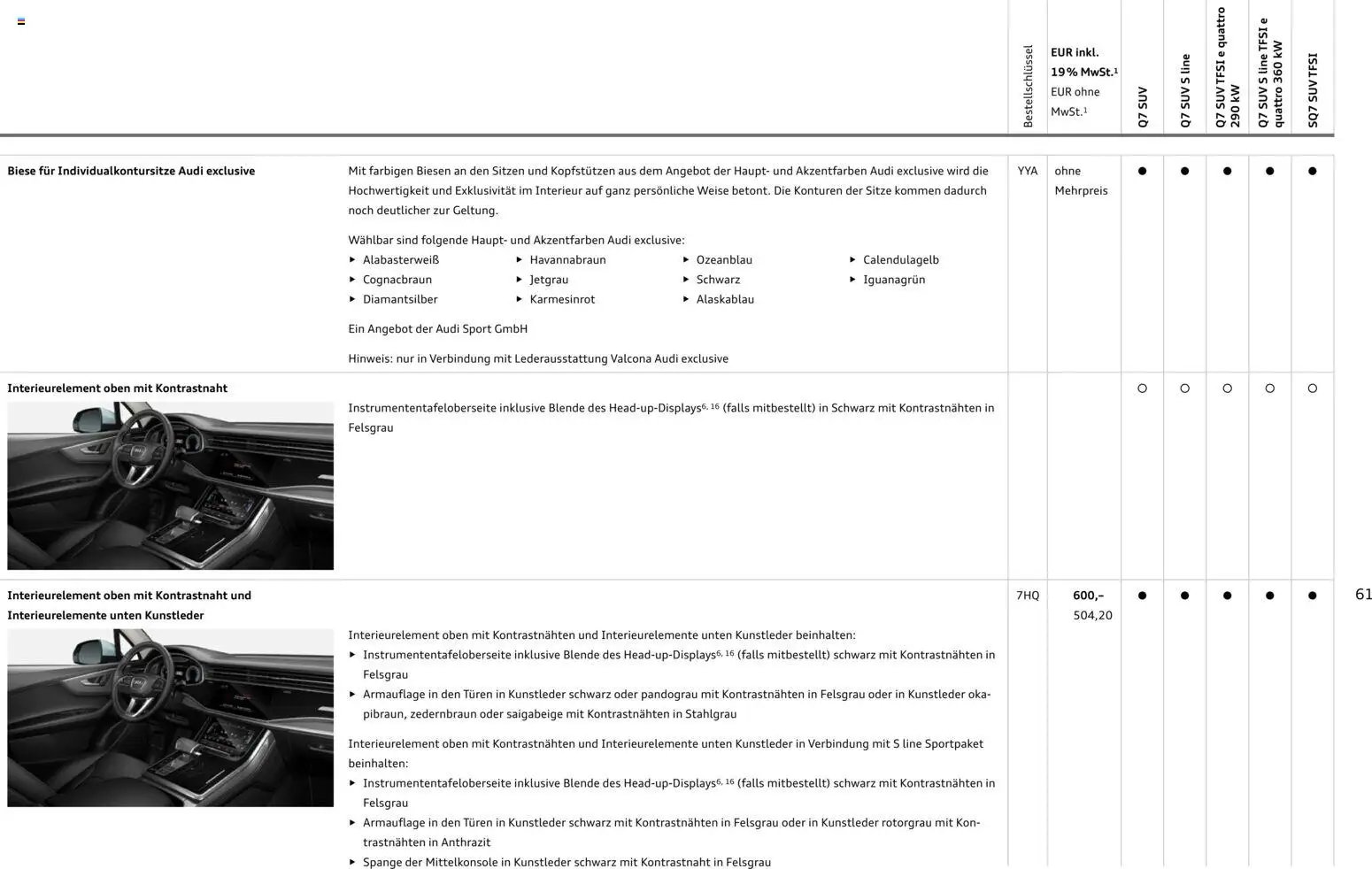 Audi Q7 (2025-10-28 - 2026-10-28)