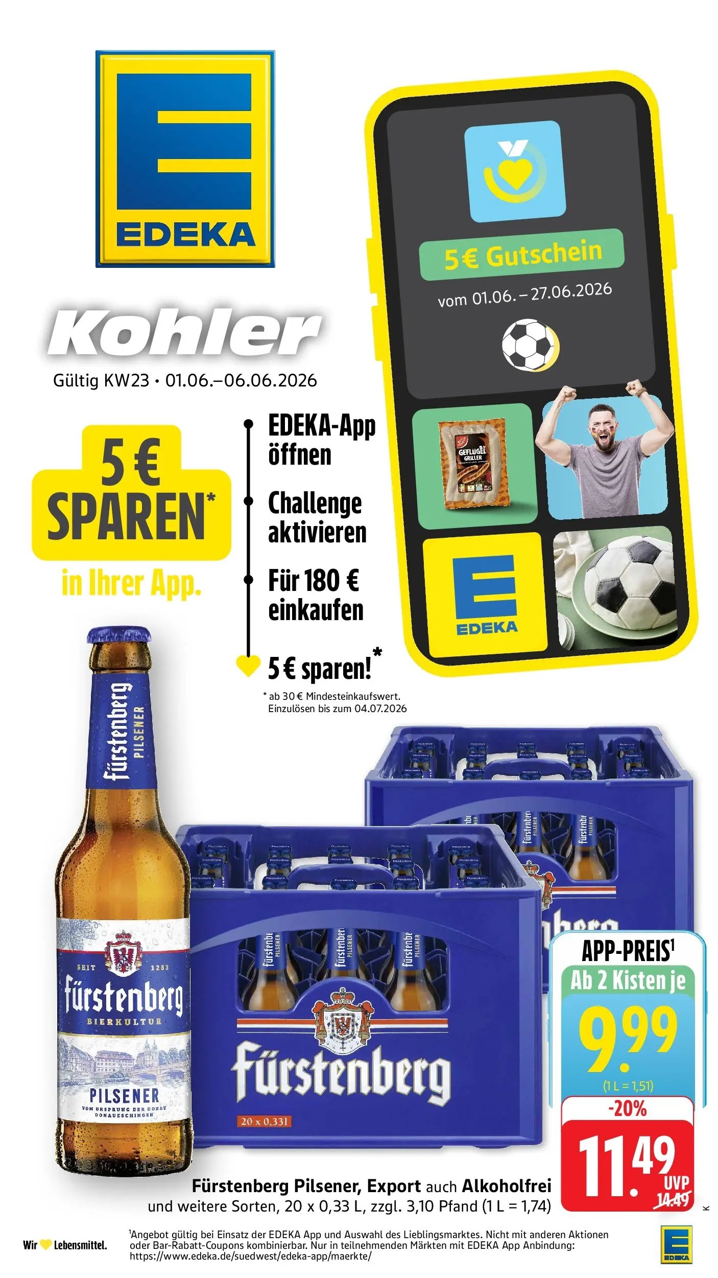 Edeka Prospekt Hohberg-Niederschopfheim