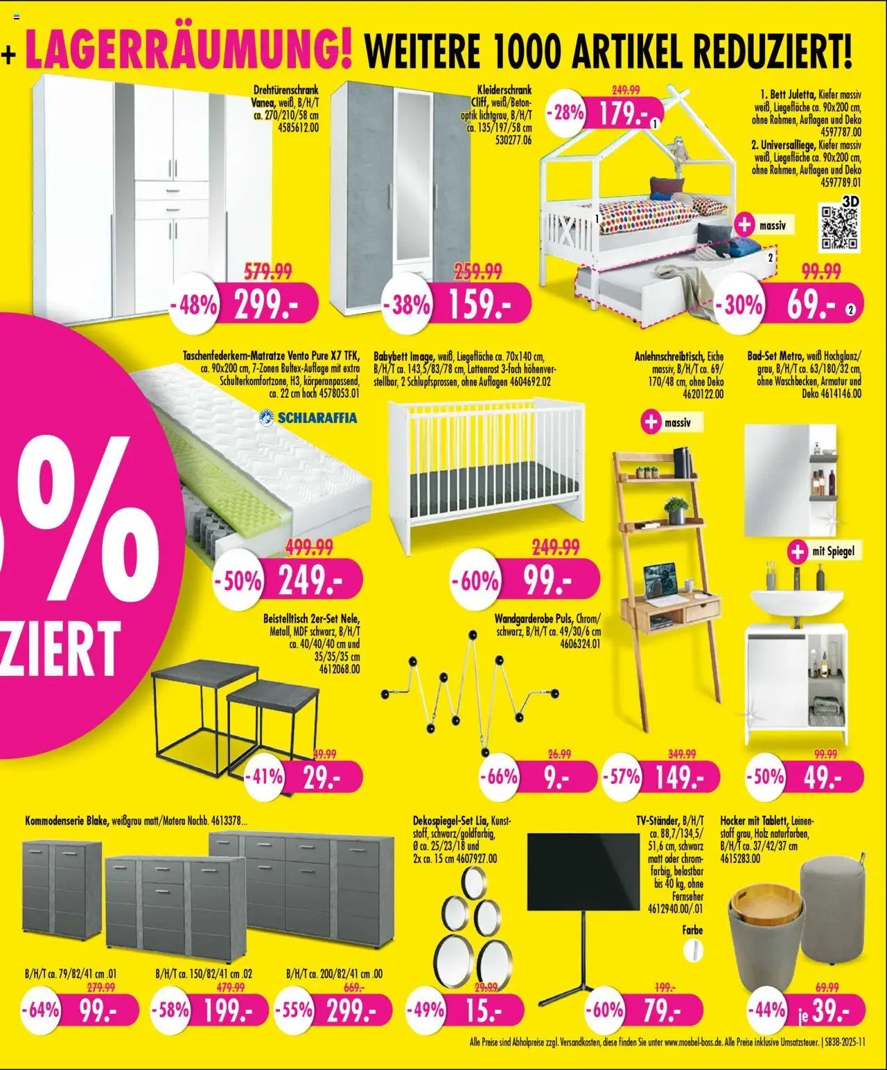 SB Möbel Boss Prospekt Oranienburg	 (2025-09-13 - 2025-09-19) | 11