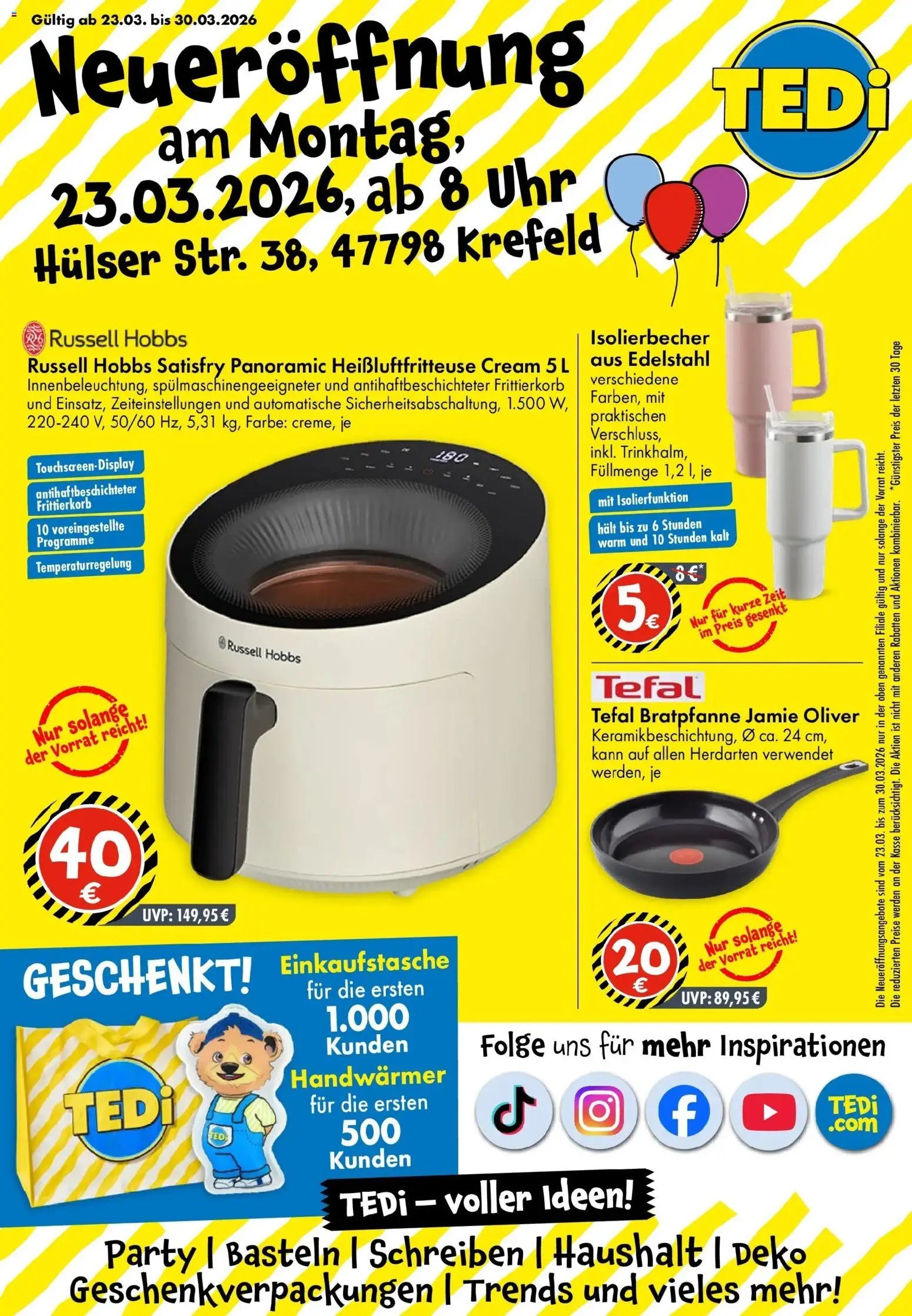 TEDi Neueröffnung Krefeld