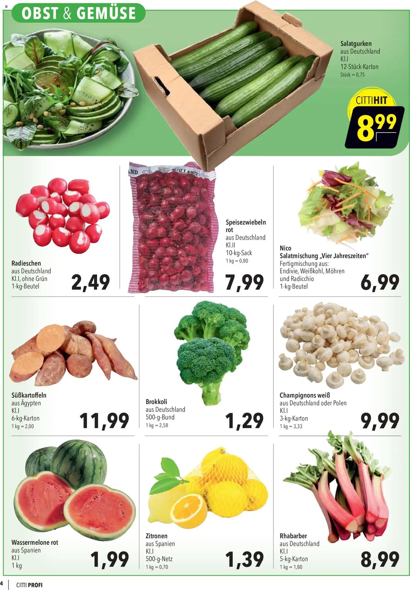 CITTI Markt Aktuelle Angebote für Profis