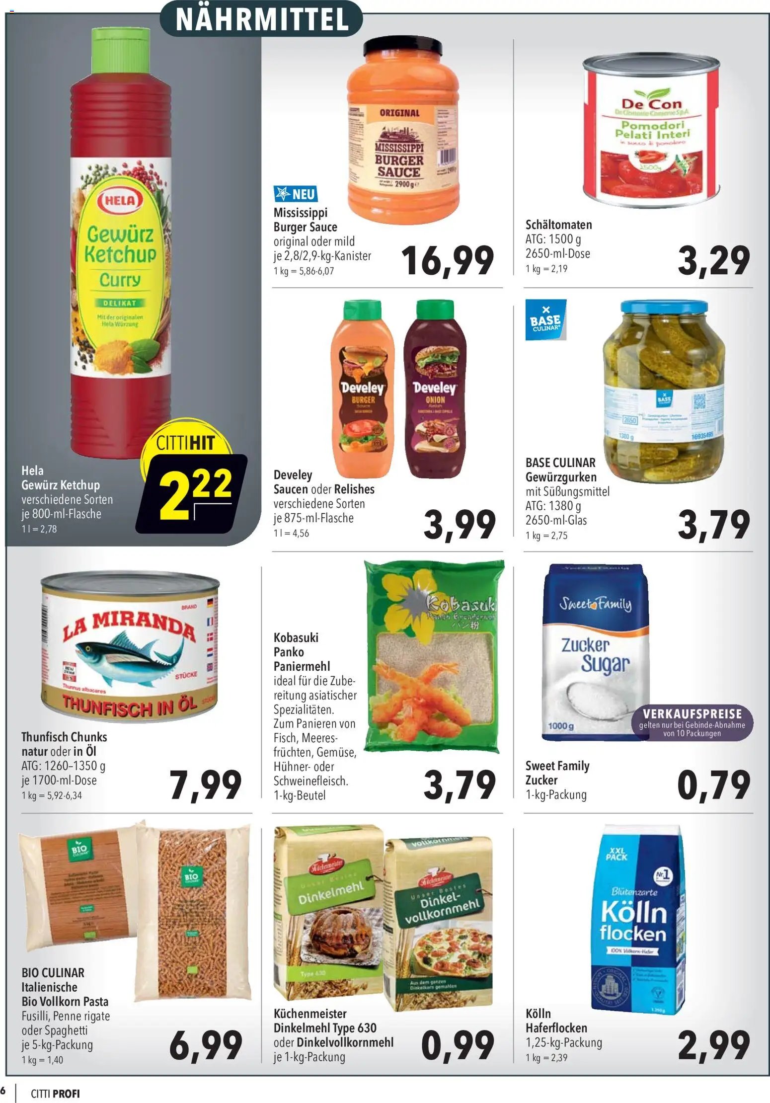 CITTI Markt Aktuelle Angebote für Profis