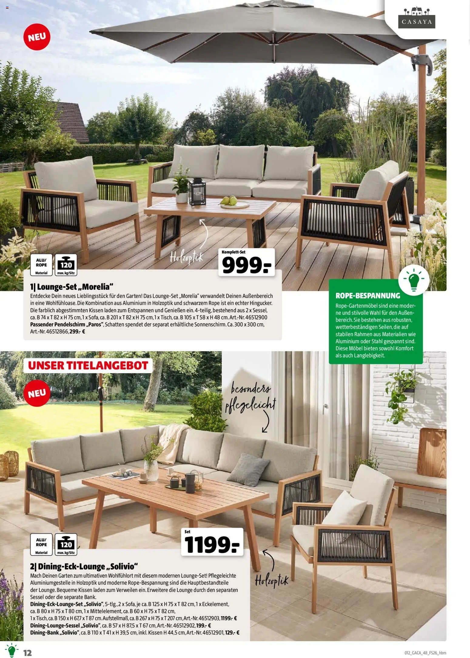 Hagebau Gartenmöbelsortiment (2026-03-02 - 2026-12-31)