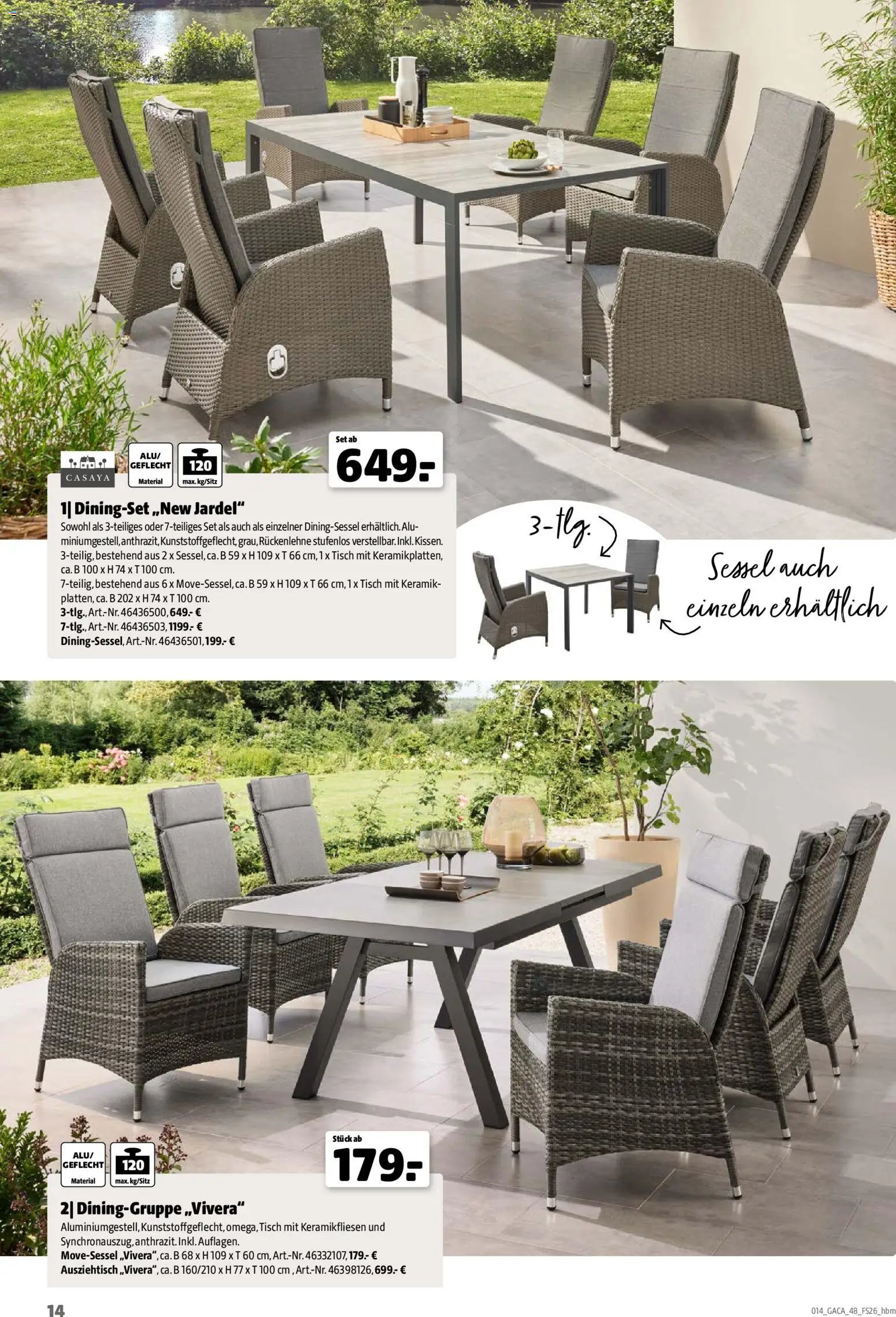 Hagebau Gartenmöbelsortiment (2026-03-02 - 2026-12-31)