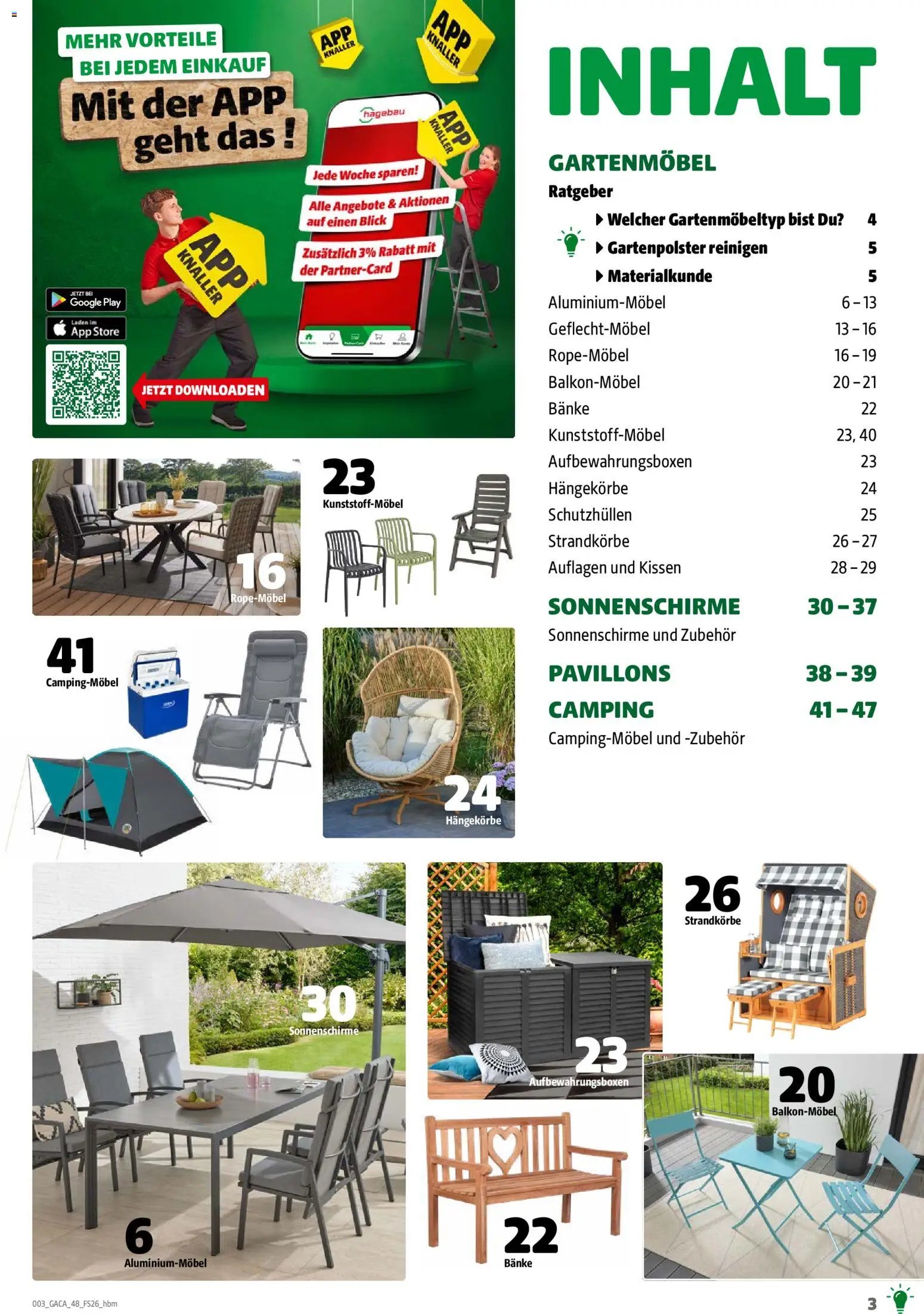 Hagebau Gartenmöbelsortiment (2026-03-02 - 2026-12-31)
