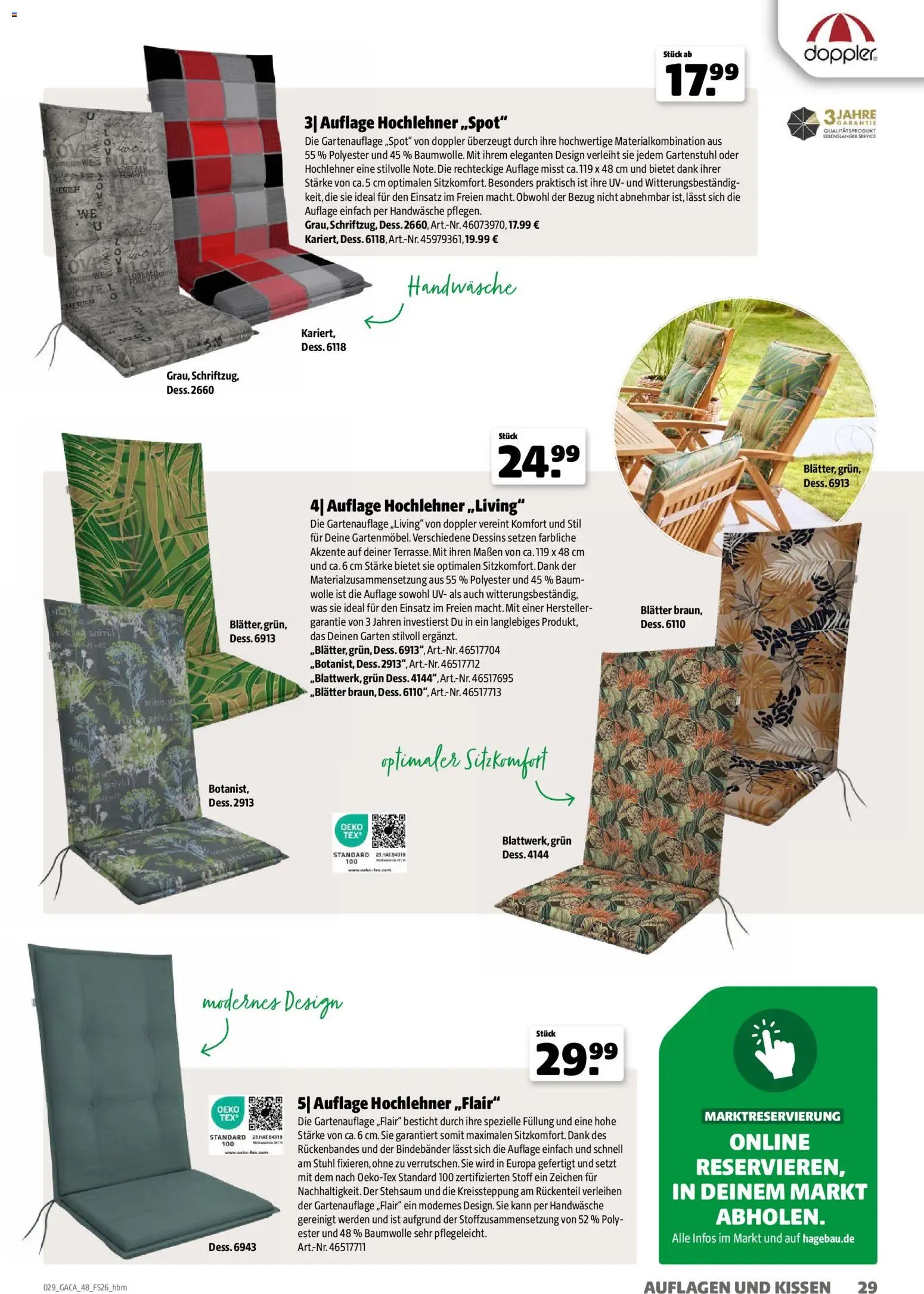 Hagebau Gartenmöbelsortiment (2026-03-02 - 2026-12-31)